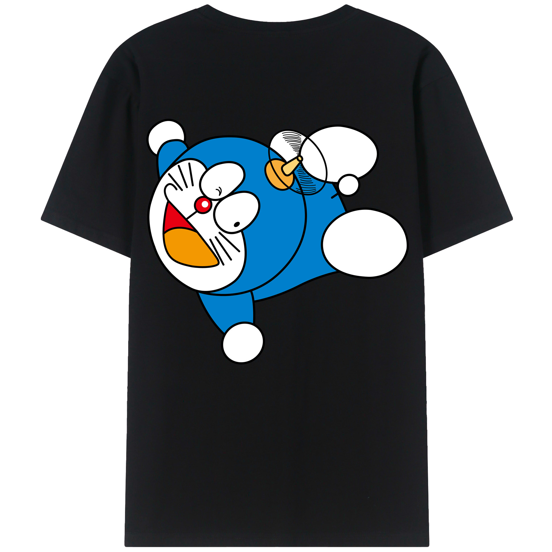 （画像用） ドラえもん Doraemon レディース半袖Tシャツ(バックプリント)