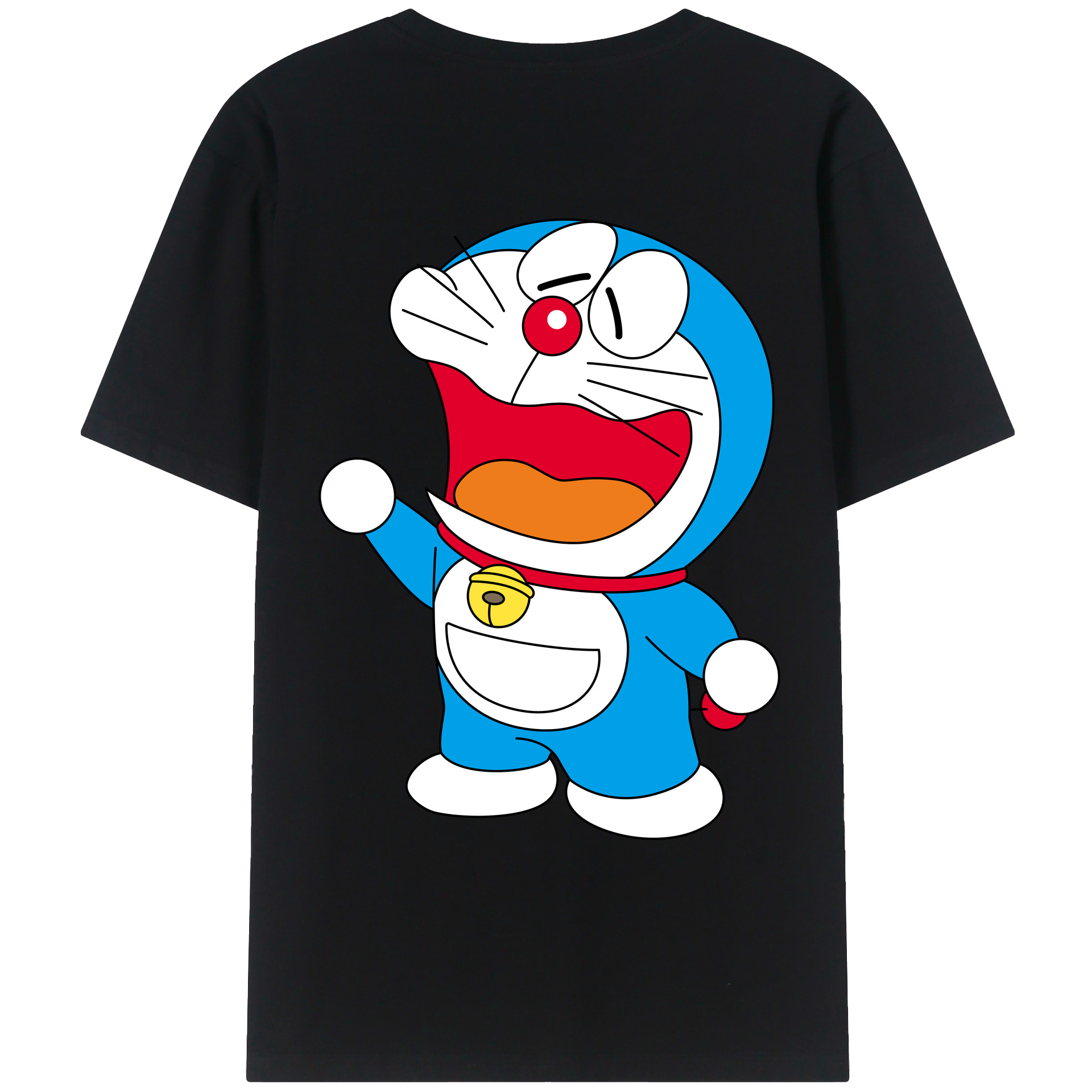 （画像用） ドラえもん Doraemon レディース半袖Tシャツ(バックプリント)