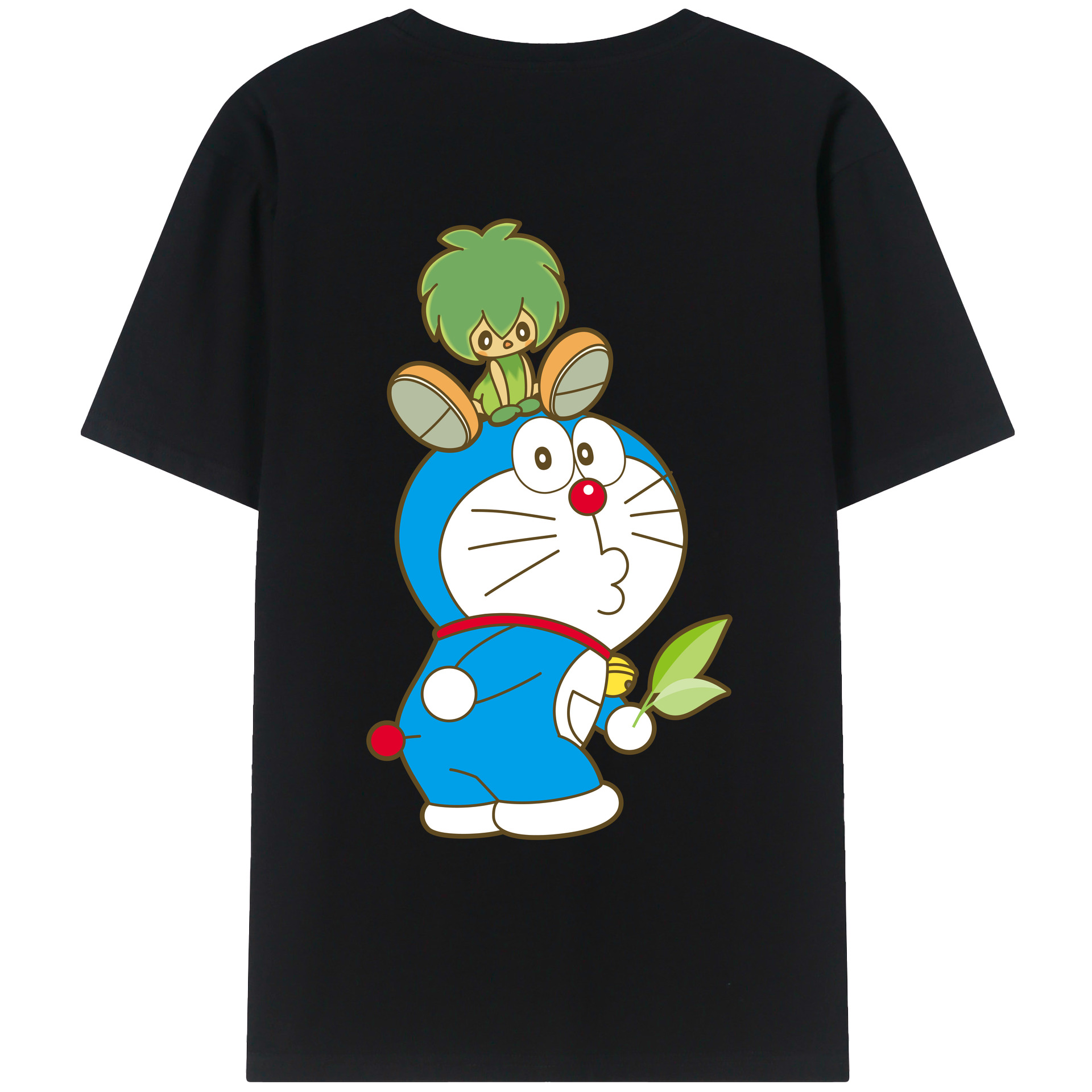 （画像用） ドラえもん Doraemon レディース半袖Tシャツ(バックプリント)