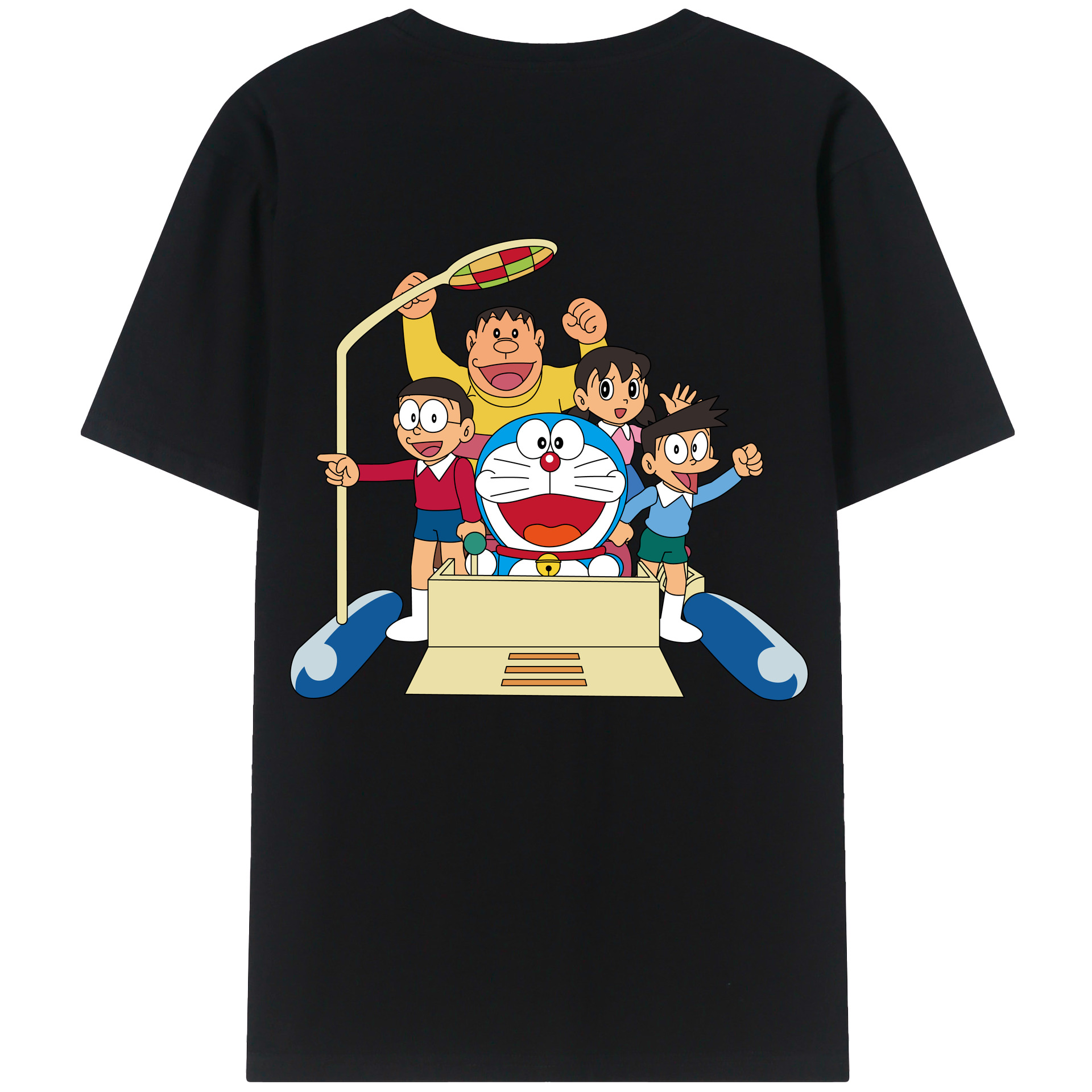 （画像用） ドラえもん 骨川 スネ夫 Doraemon Honekawa Suneo レディース半袖Tシャツ(バックプリント)
