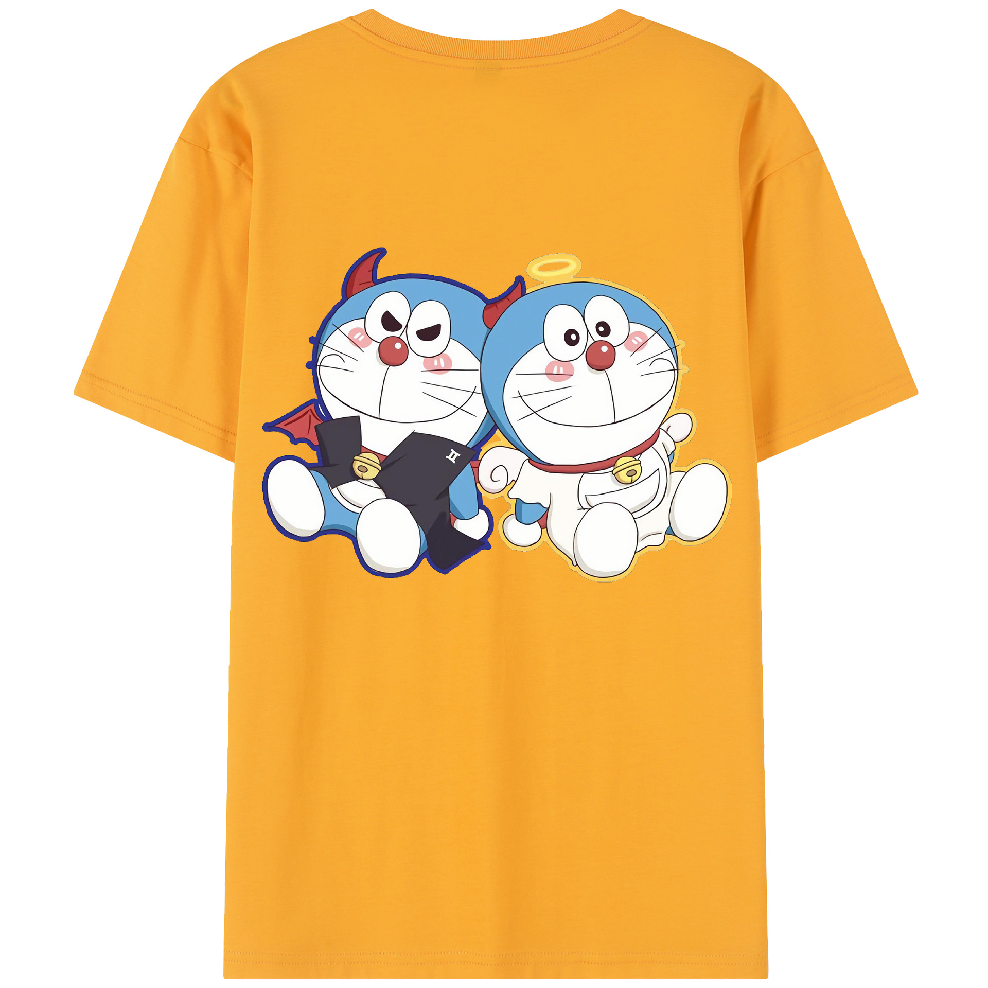 （画像用） ドラえもん Doraemon レディース半袖Tシャツ(バックプリント)