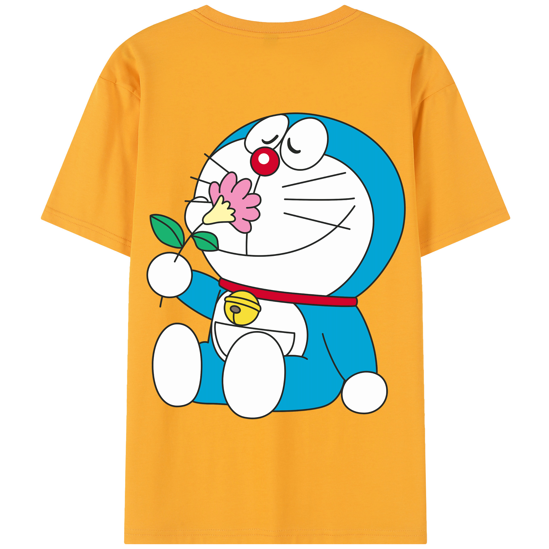（画像用） ドラえもん Doraemon レディース半袖Tシャツ(バックプリント)