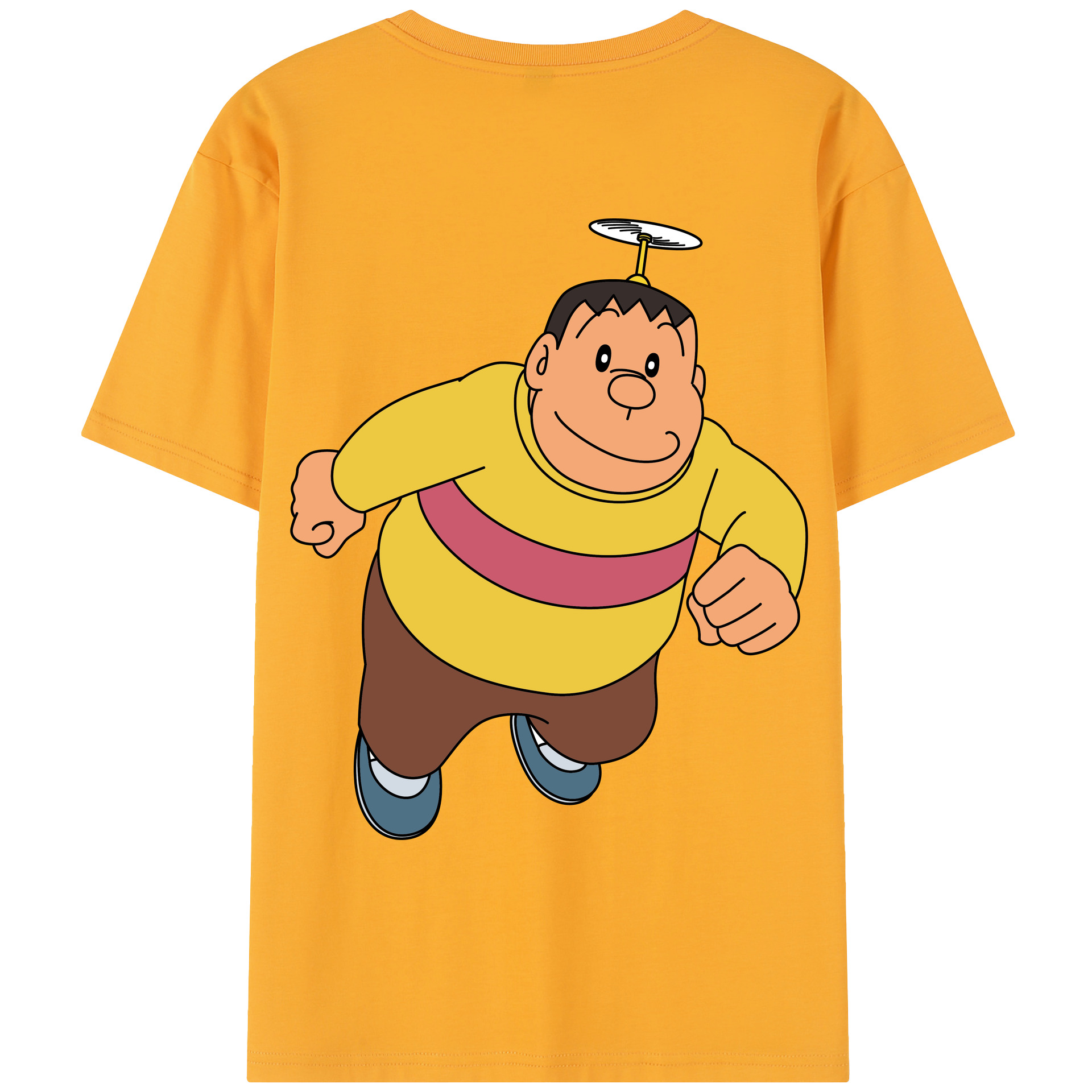 （画像用） ドラえもん 剛田武 Doraemon Gouta Takeshi レディース半袖Tシャツ(バックプリント)