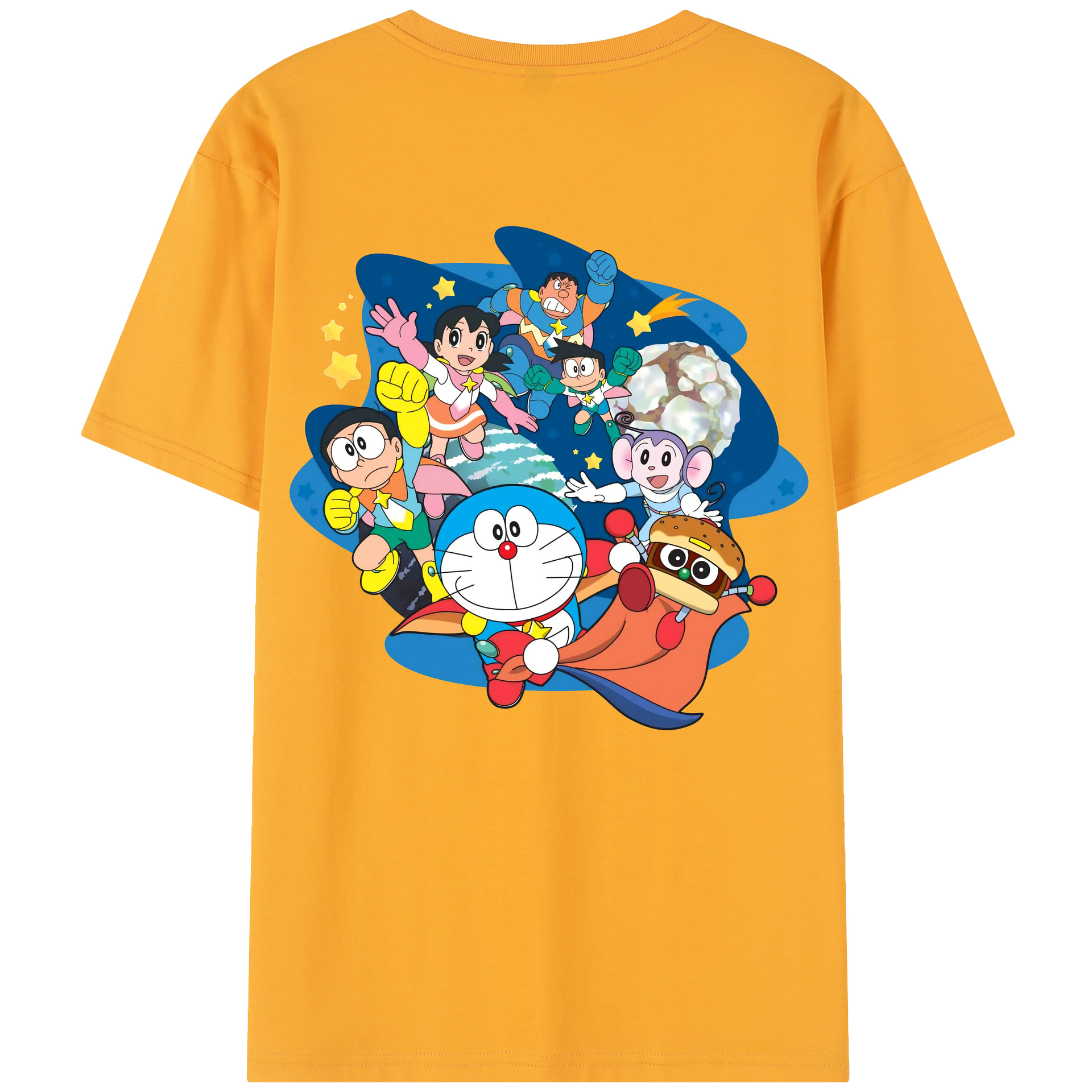 （画像用） ドラえもん Doraemon レディース半袖Tシャツ(バックプリント)