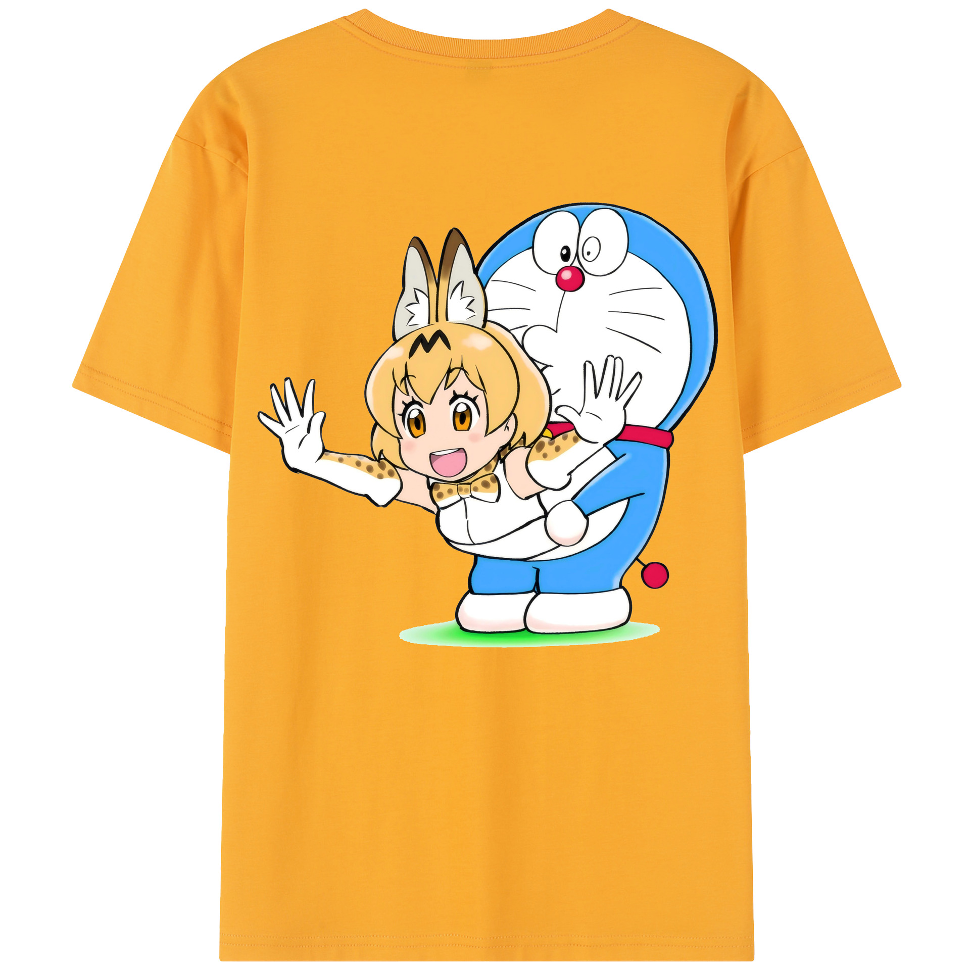 （画像用） ドラえもん Doraemon レディース半袖Tシャツ(バックプリント)