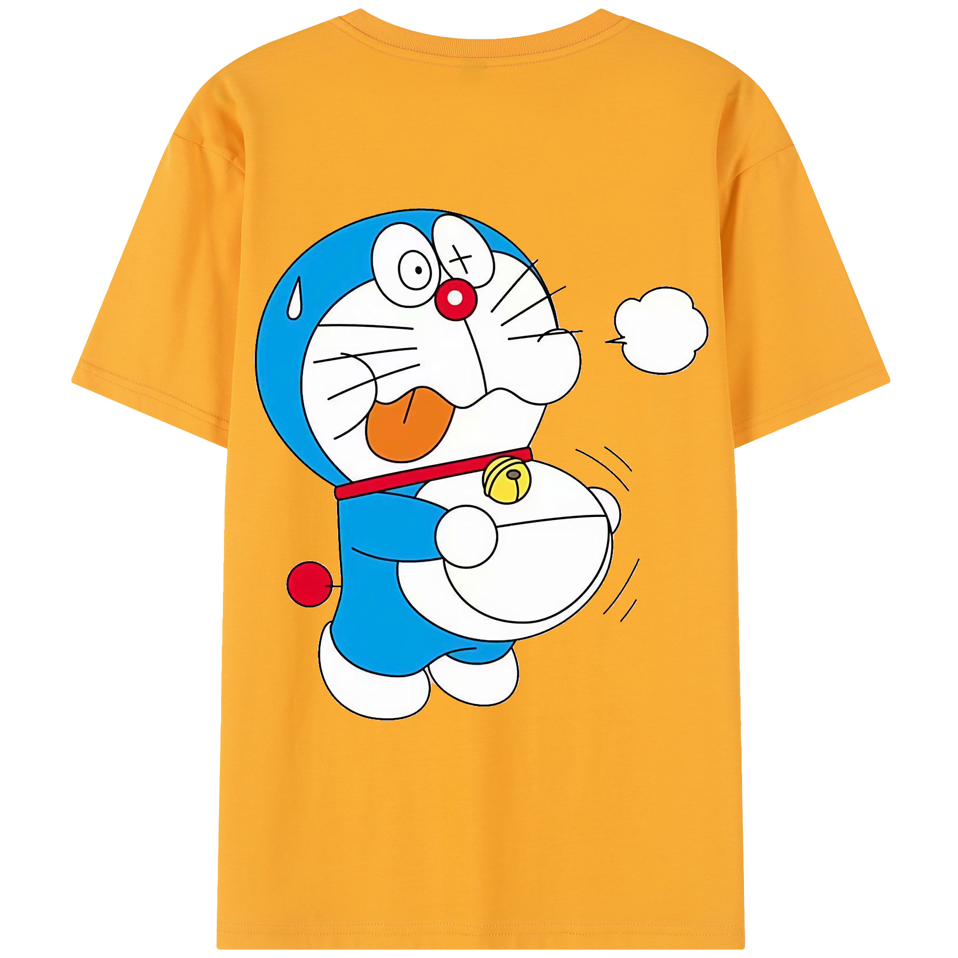 （画像用） ドラえもん Doraemon レディース半袖Tシャツ(バックプリント)