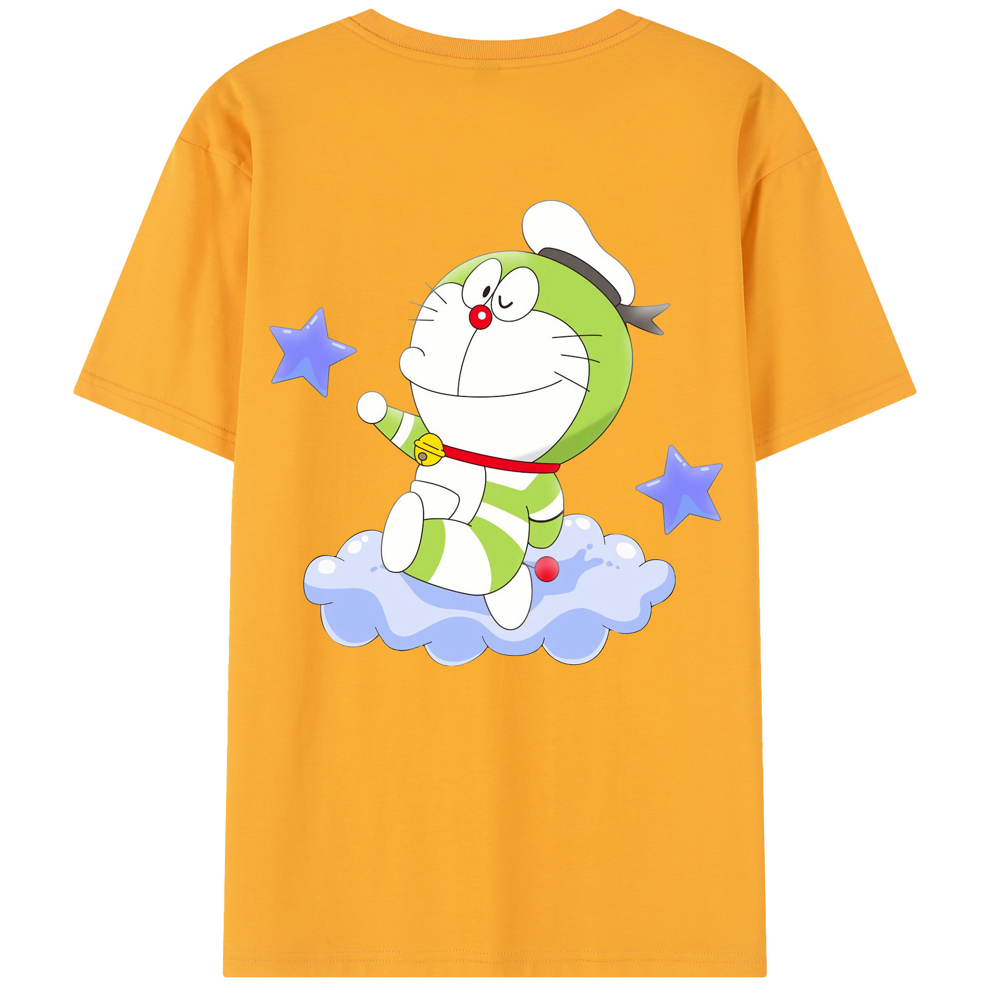 （画像用） ドラえもん Doraemon レディース半袖Tシャツ(バックプリント)