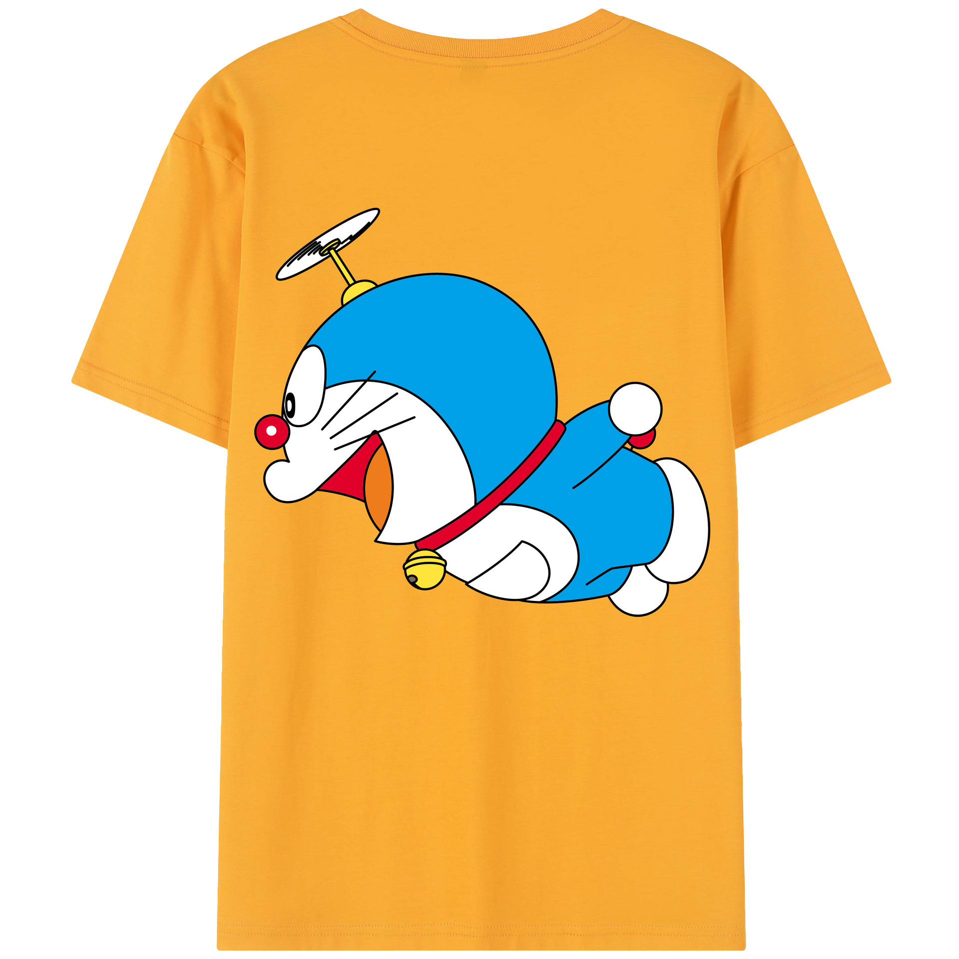 （画像用） ドラえもん Doraemon レディース半袖Tシャツ(バックプリント)