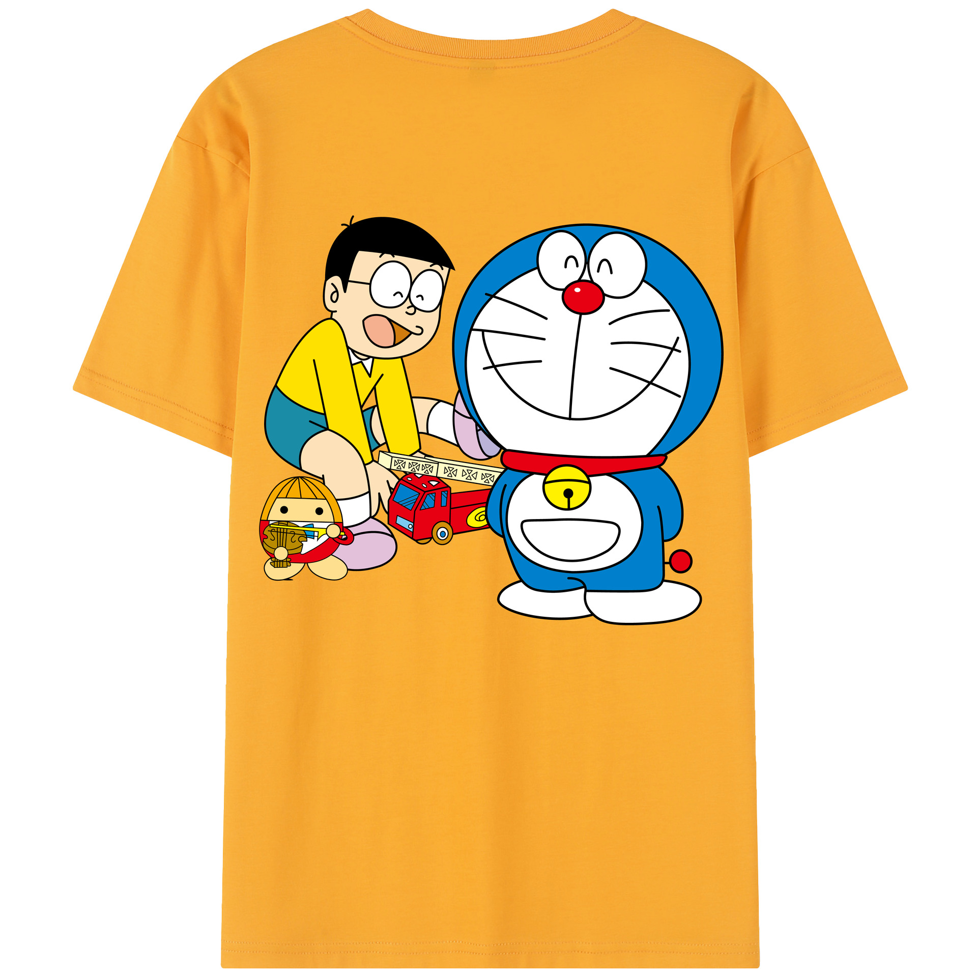 （画像用） ドラえもん Doraemon レディース半袖Tシャツ(バックプリント)