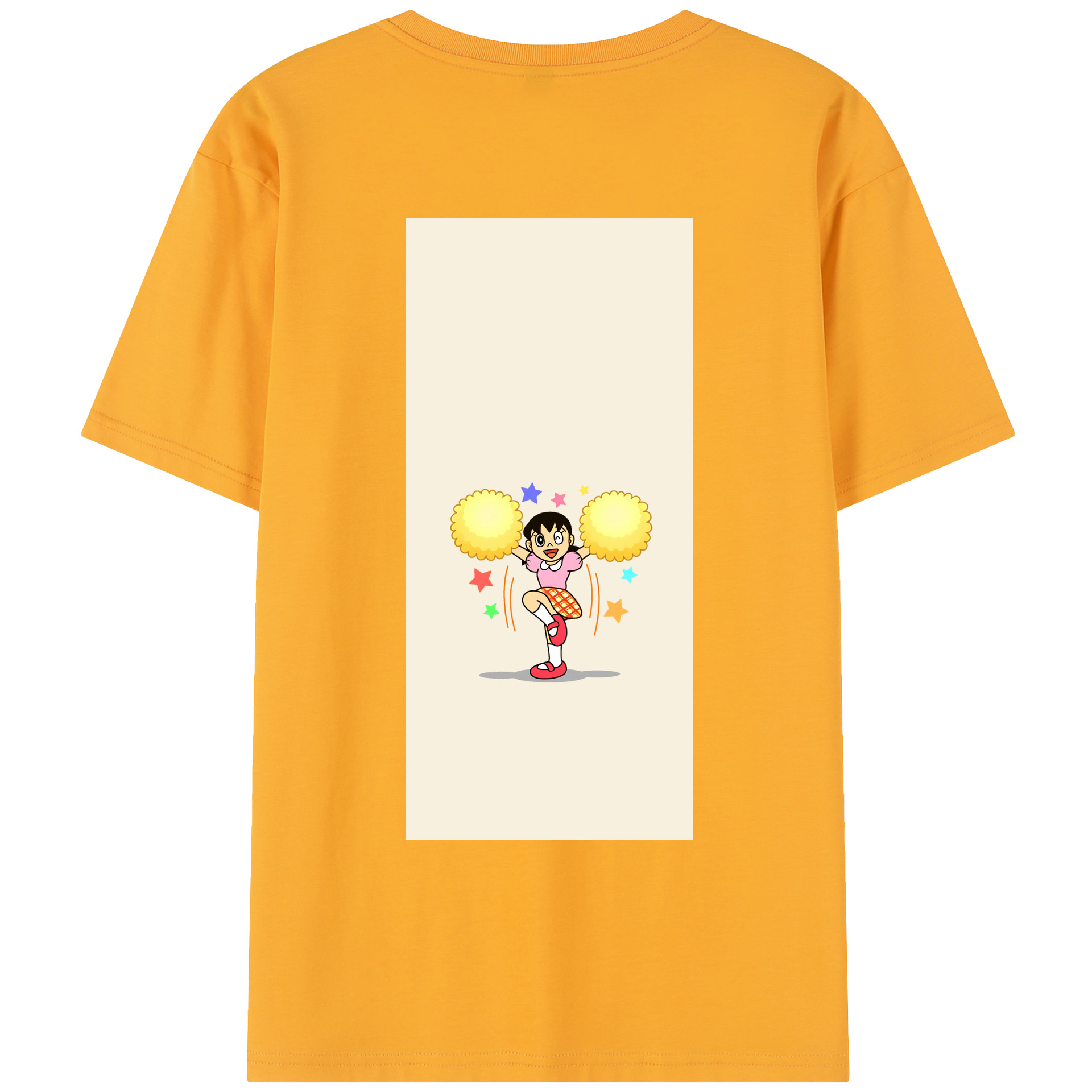 （画像用） ドラえもん みなもと しずか Doraemon Shizuka Minamoto レディース半袖Tシャツ(バックプリント)