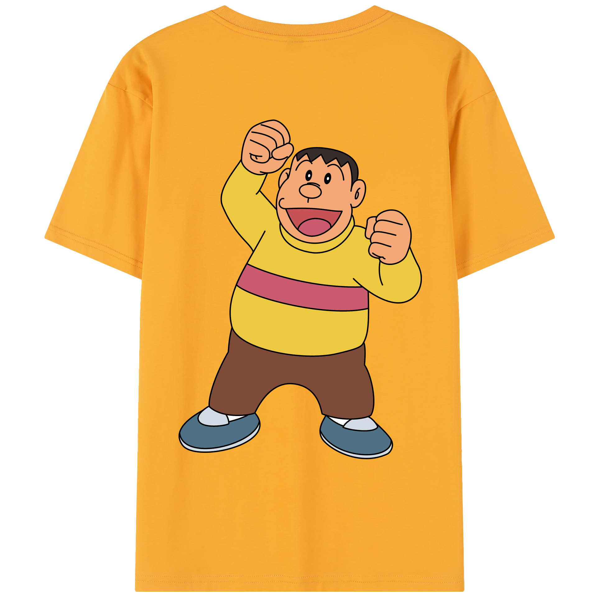 （画像用） ドラえもん 剛田武 Doraemon Gouta Takeshi レディース半袖Tシャツ(バックプリント)