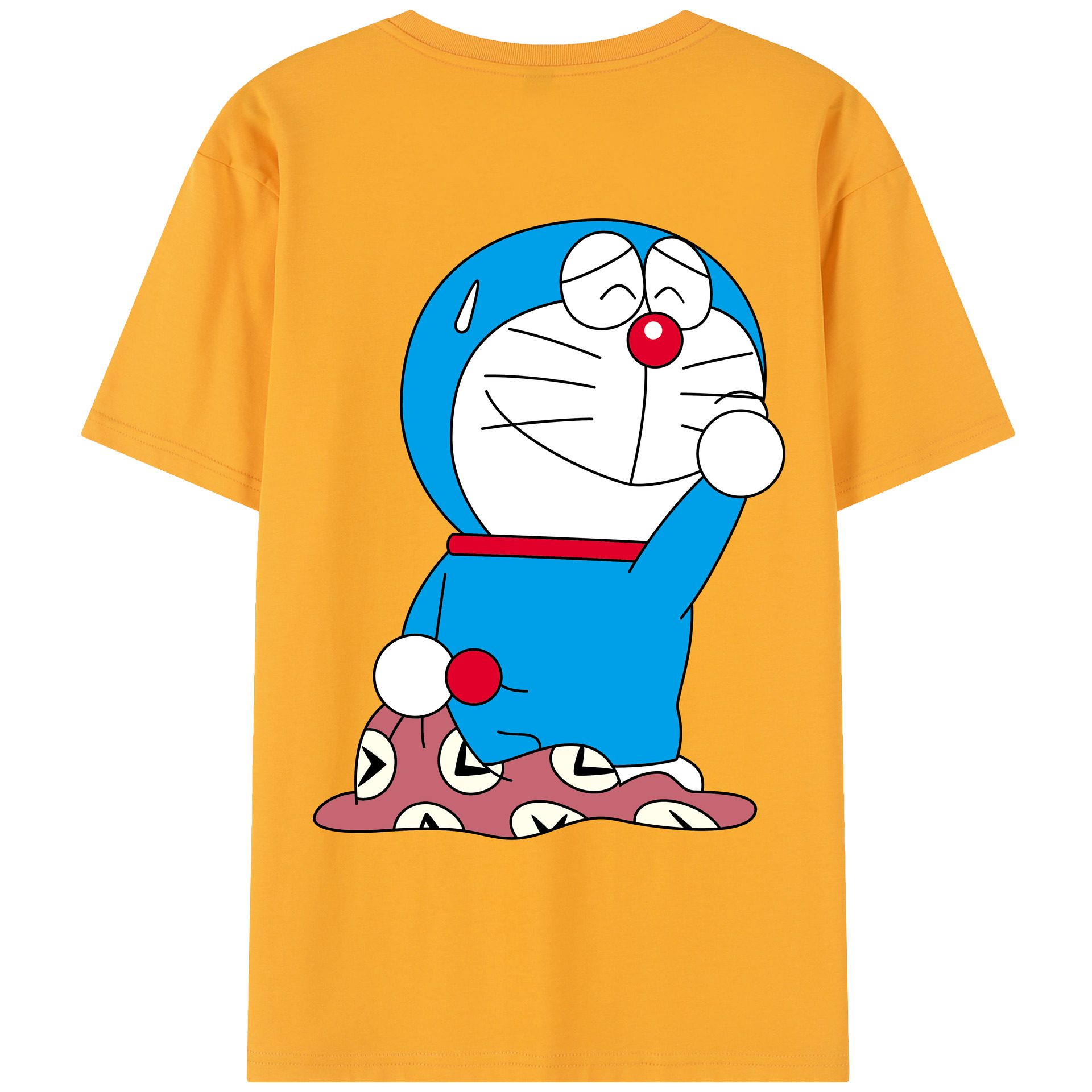 （画像用） ドラえもん Doraemon レディース半袖Tシャツ(バックプリント)