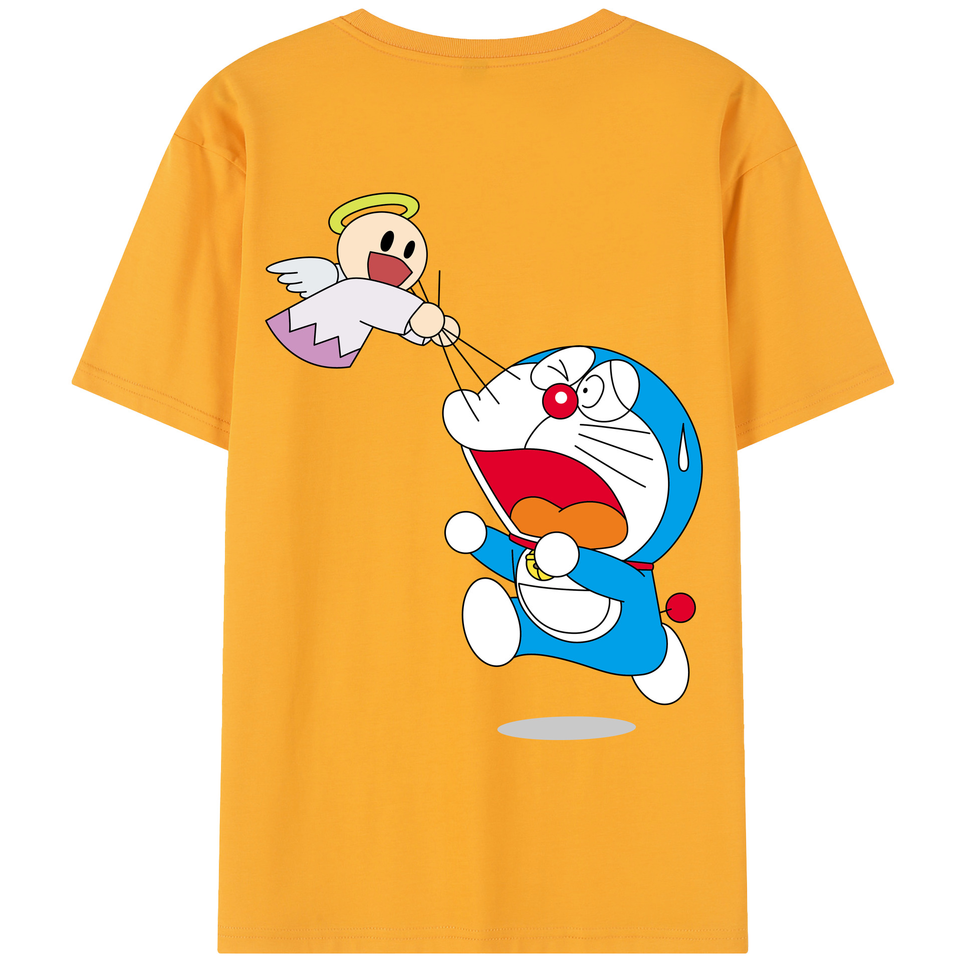 （画像用） ドラえもん Doraemon レディース半袖Tシャツ(バックプリント)