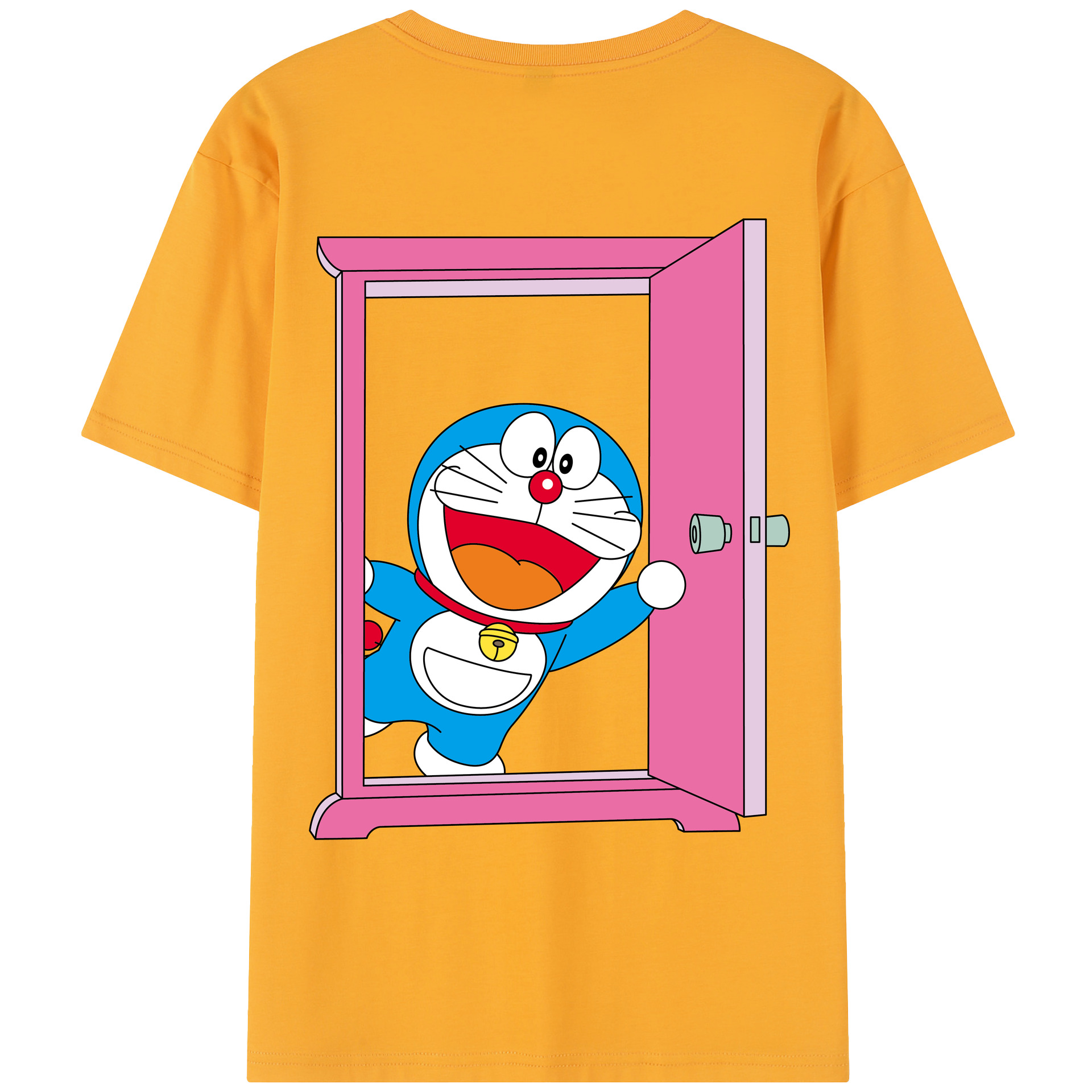 （画像用） ドラえもん Doraemon レディース半袖Tシャツ(バックプリント)