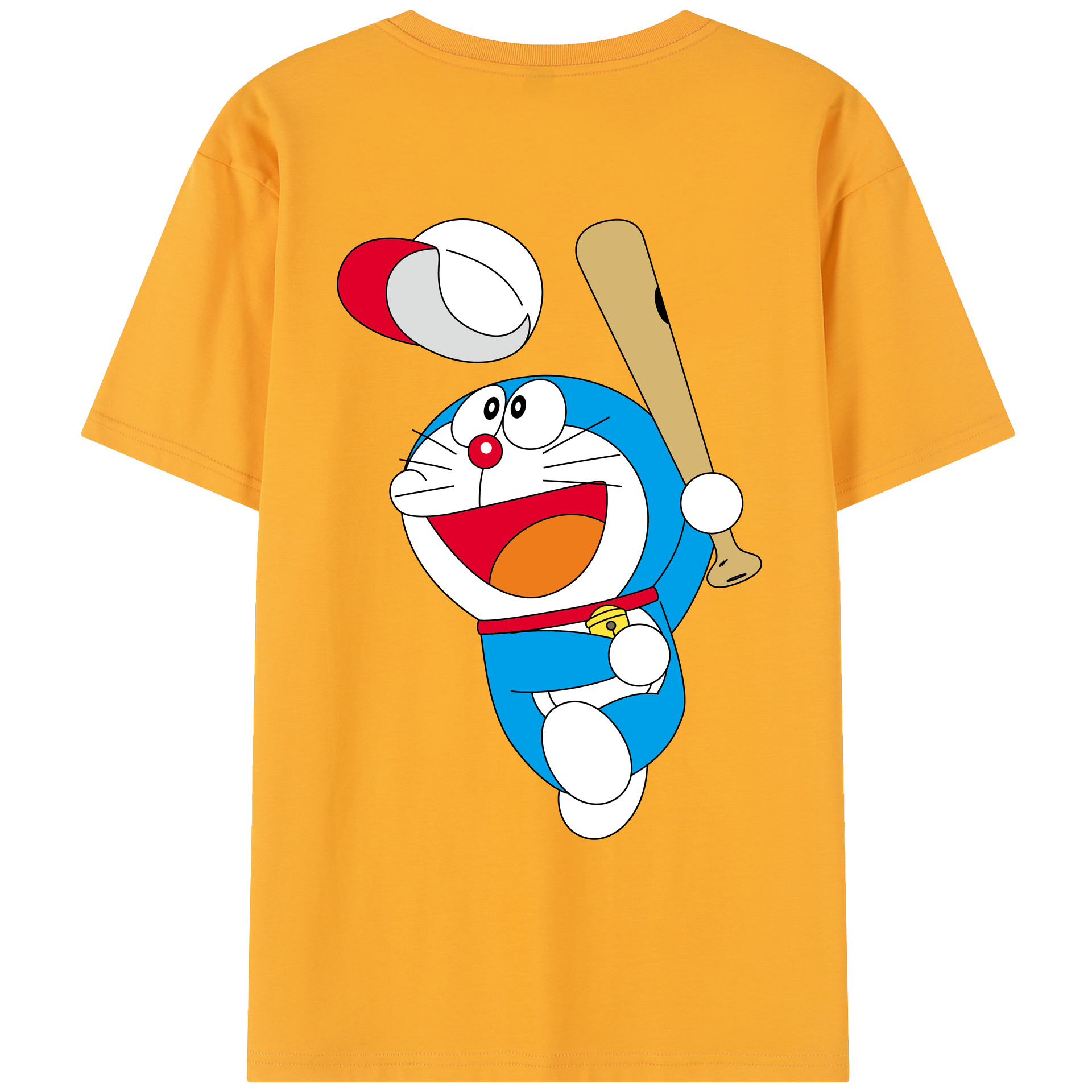 （画像用） ドラえもん Doraemon レディース半袖Tシャツ(バックプリント)