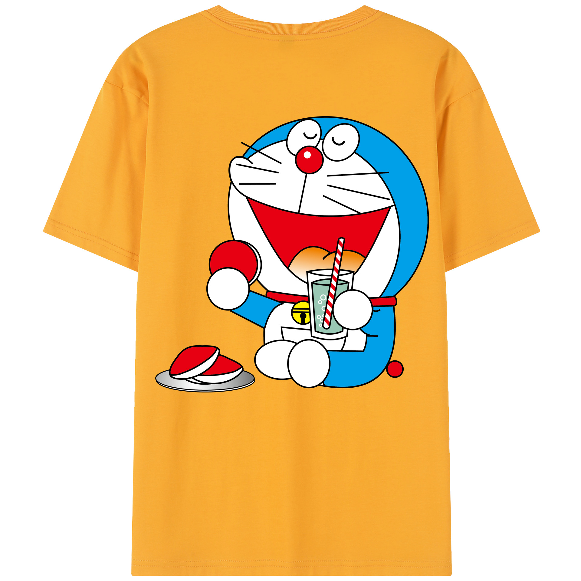 （画像用） ドラえもん Doraemon レディース半袖Tシャツ(バックプリント)