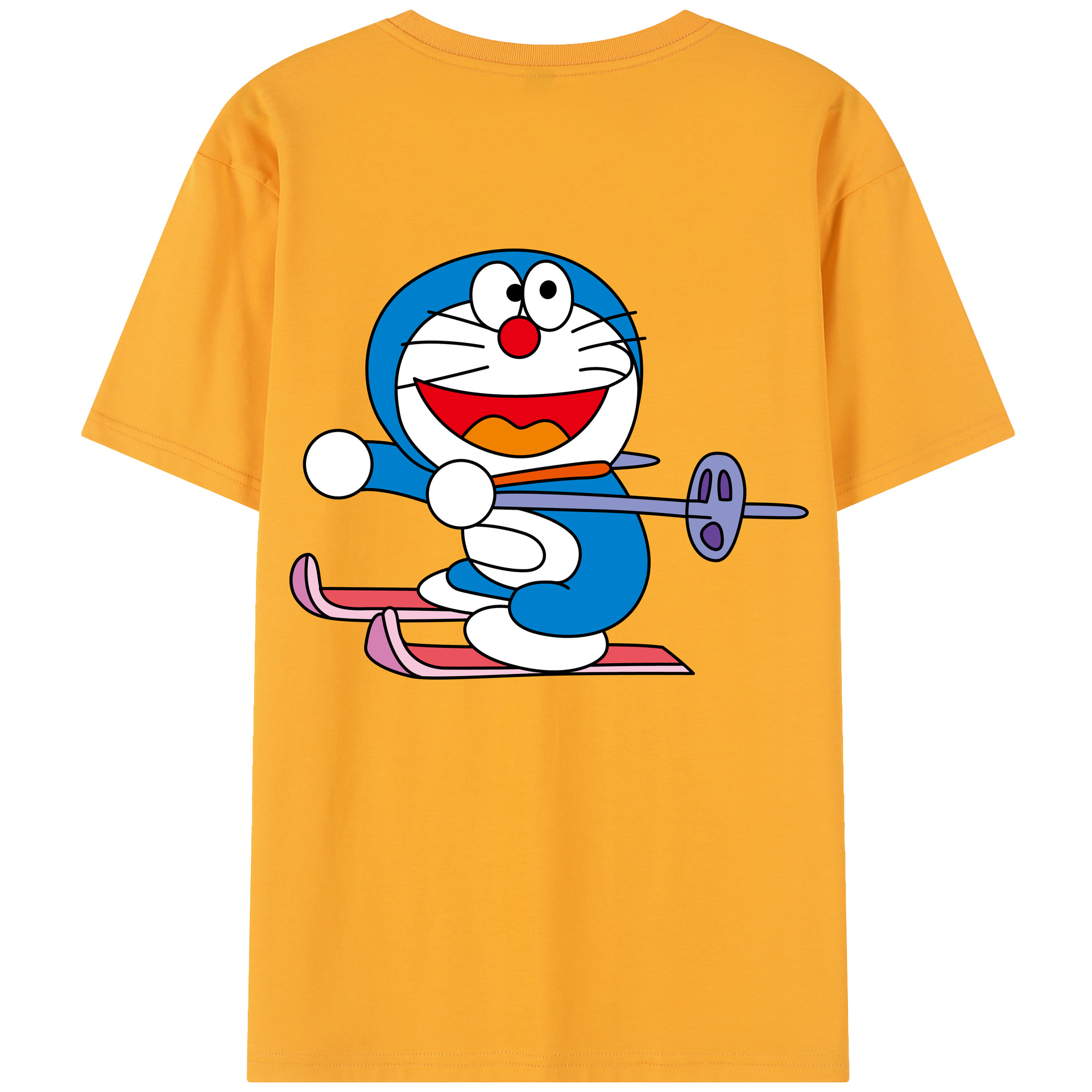 （画像用） ドラえもん Doraemon レディース半袖Tシャツ(バックプリント)
