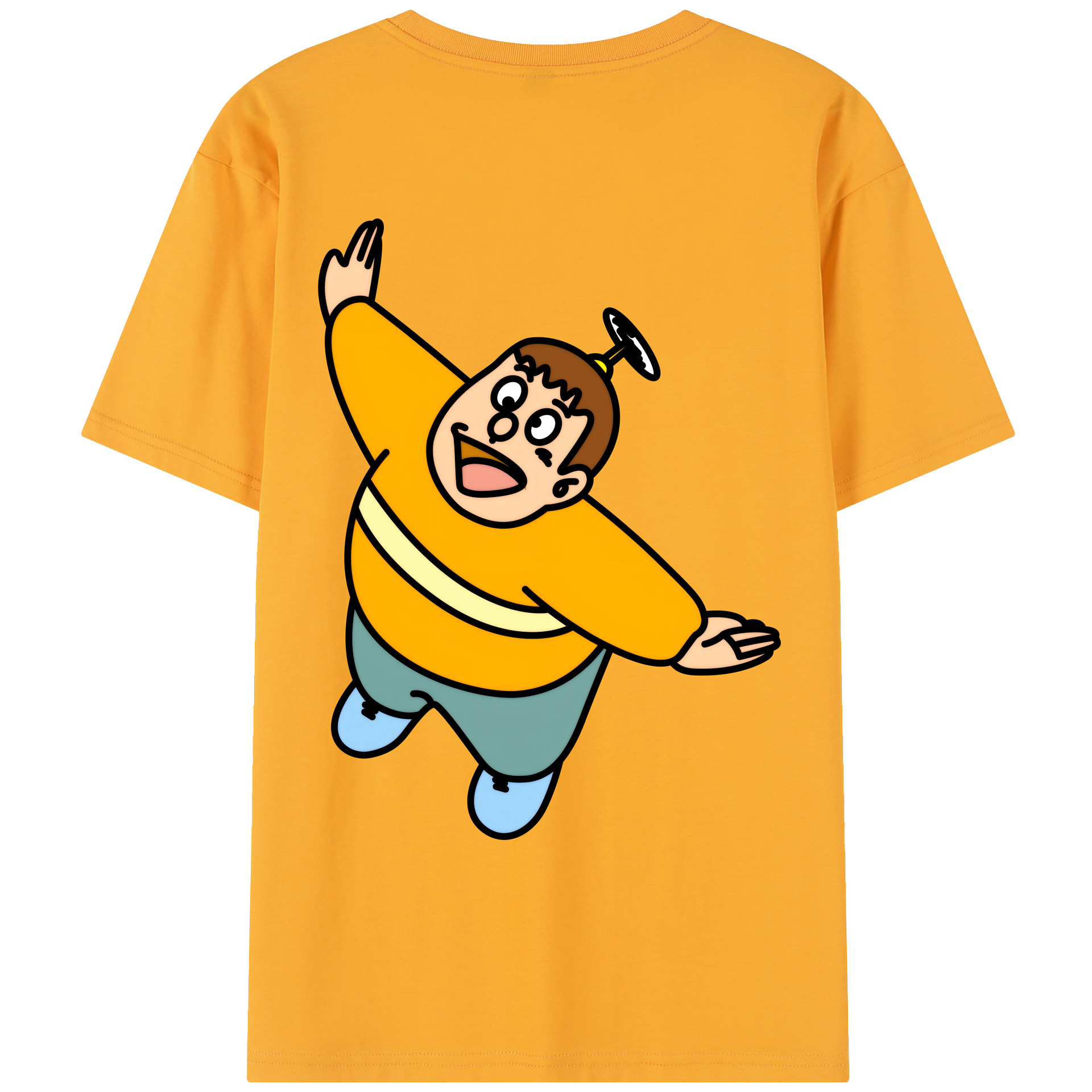 （画像用） ドラえもん 剛田武 Doraemon Gouta Takeshi レディース半袖Tシャツ(バックプリント)