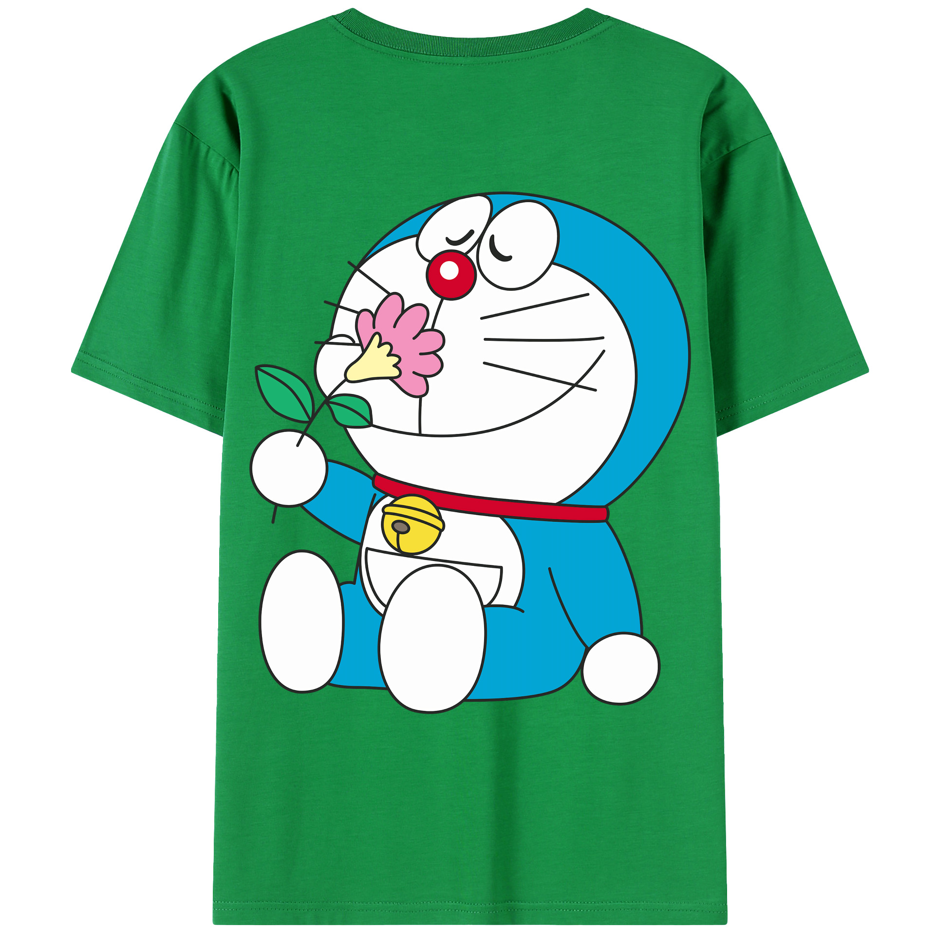 （画像用） ドラえもん Doraemon レディース半袖Tシャツ(バックプリント)