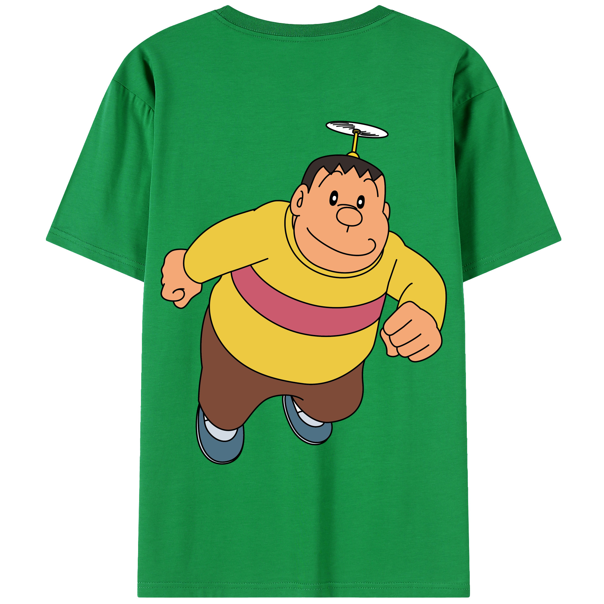 （画像用） ドラえもん 剛田武 Doraemon Gouta Takeshi レディース半袖Tシャツ(バックプリント)