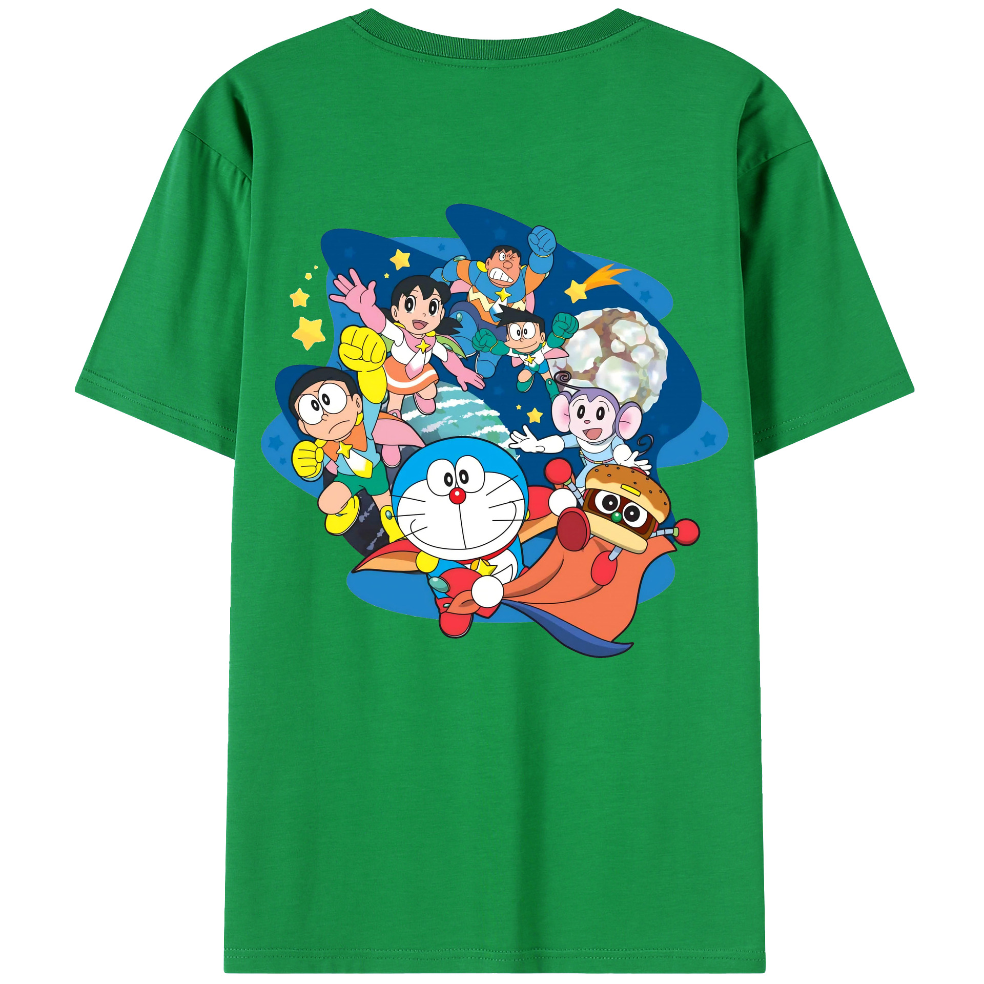（画像用） ドラえもん Doraemon レディース半袖Tシャツ(バックプリント)