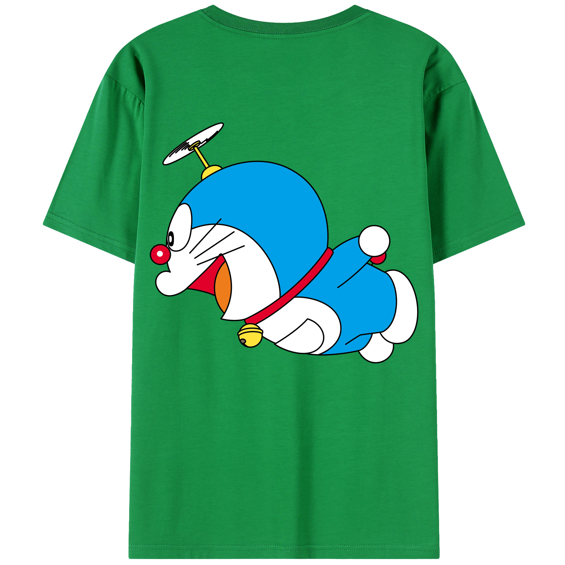 （画像用） ドラえもん Doraemon レディース半袖Tシャツ(バックプリント)