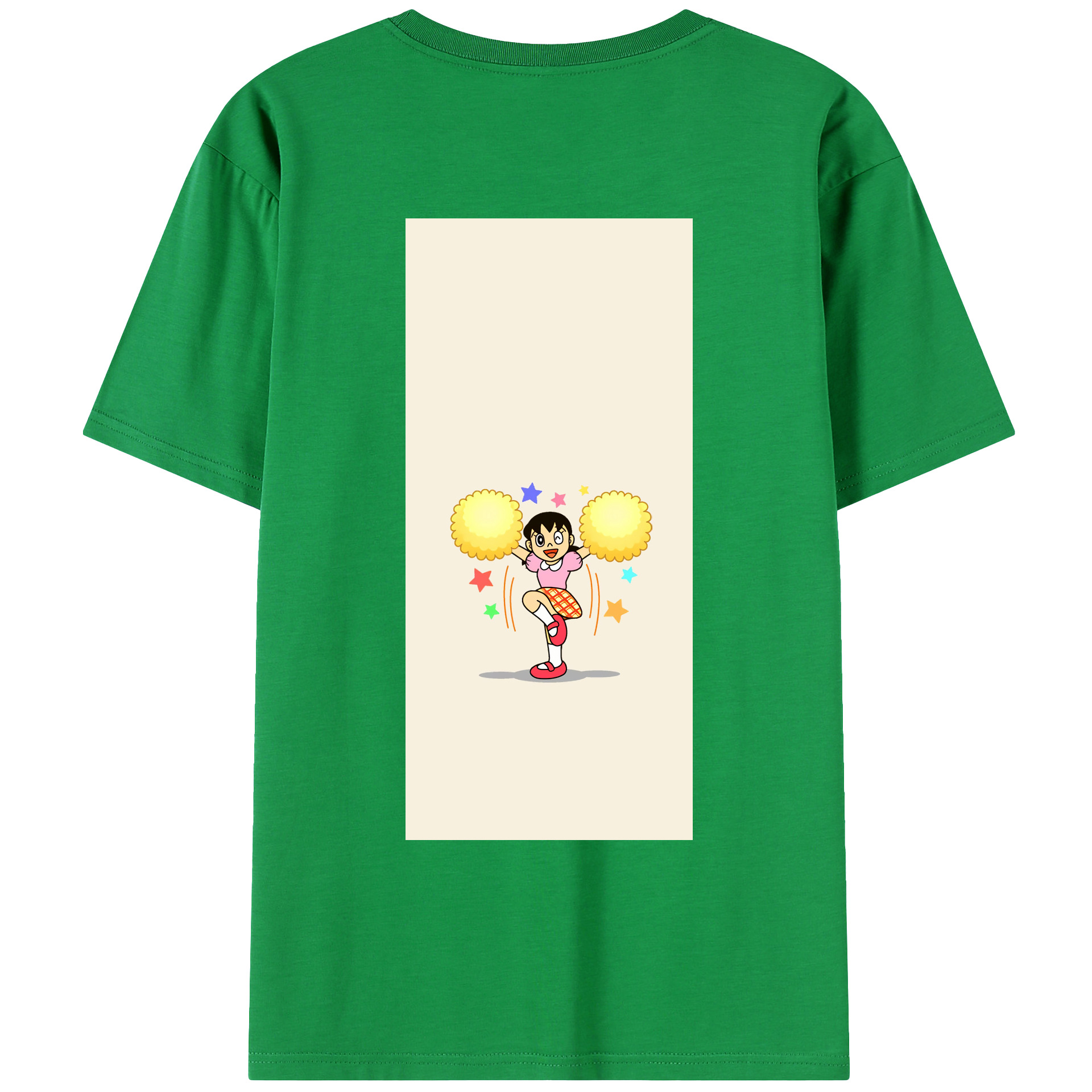 （画像用） ドラえもん みなもと しずか Doraemon Shizuka Minamoto レディース半袖Tシャツ(バックプリント)