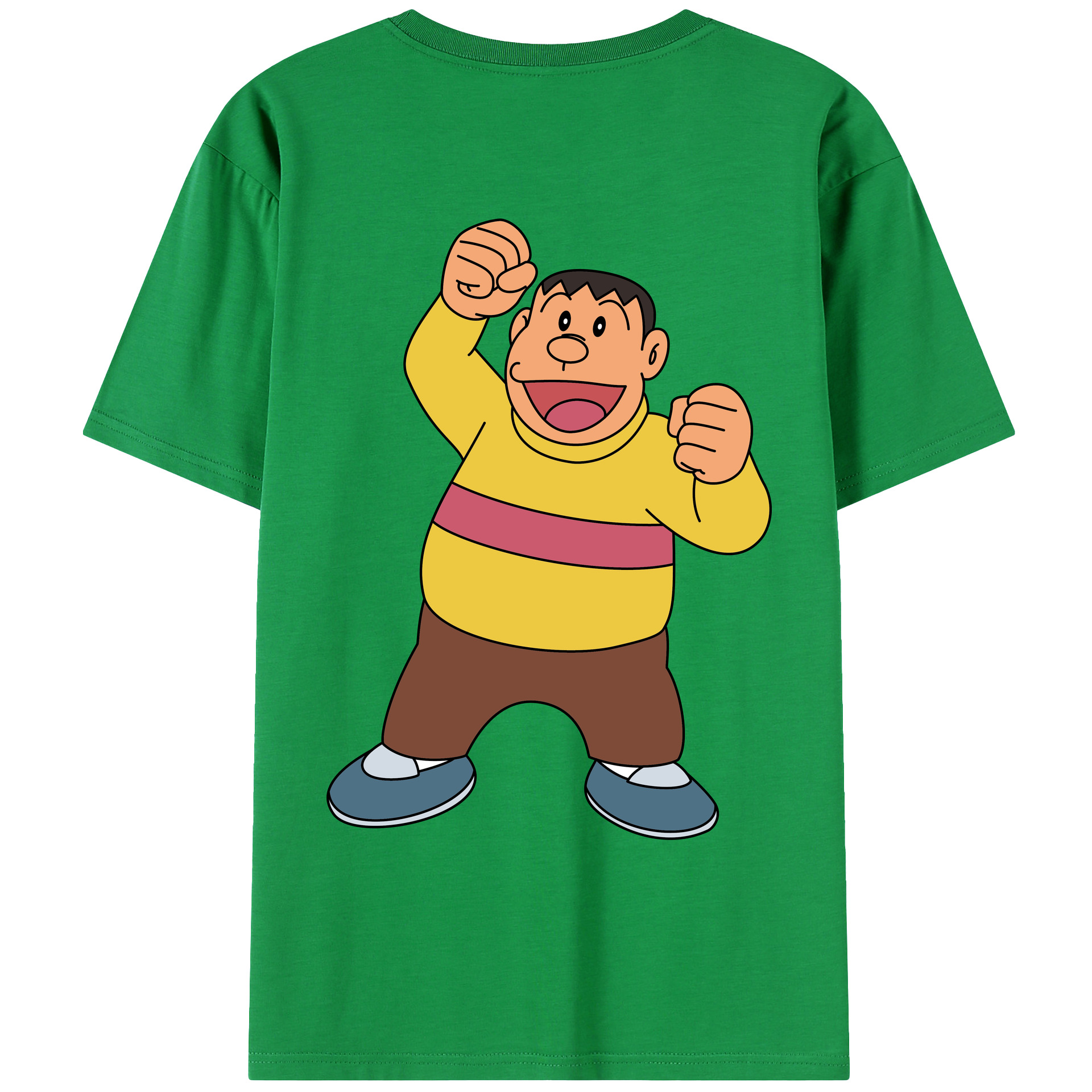 （画像用） ドラえもん 剛田武 Doraemon Gouta Takeshi レディース半袖Tシャツ(バックプリント)