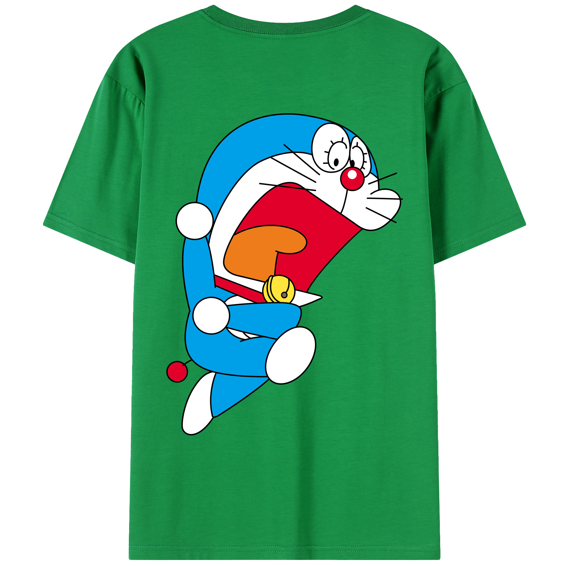 （画像用） ドラえもん Doraemon レディース半袖Tシャツ(バックプリント)