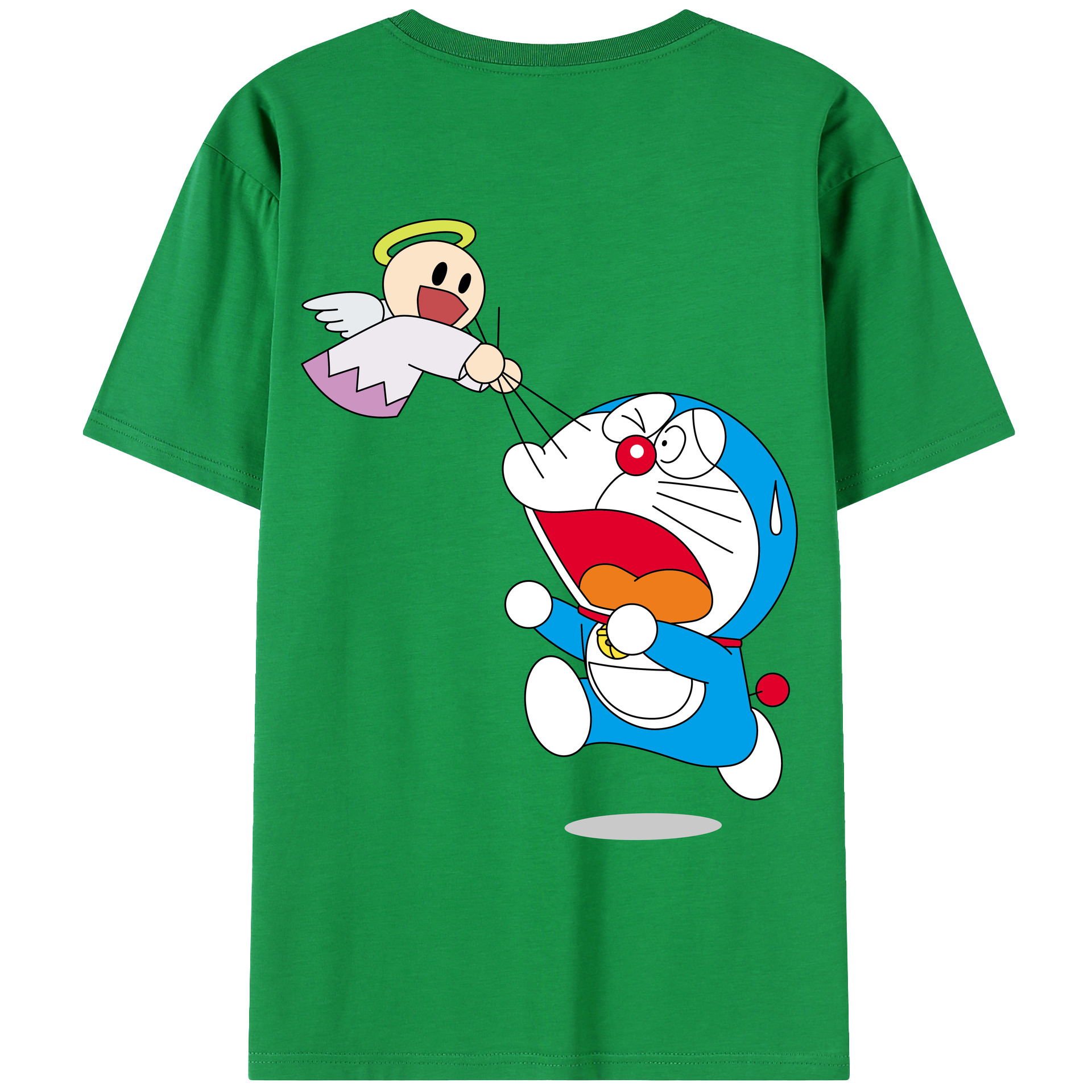 （画像用） ドラえもん Doraemon レディース半袖Tシャツ(バックプリント)