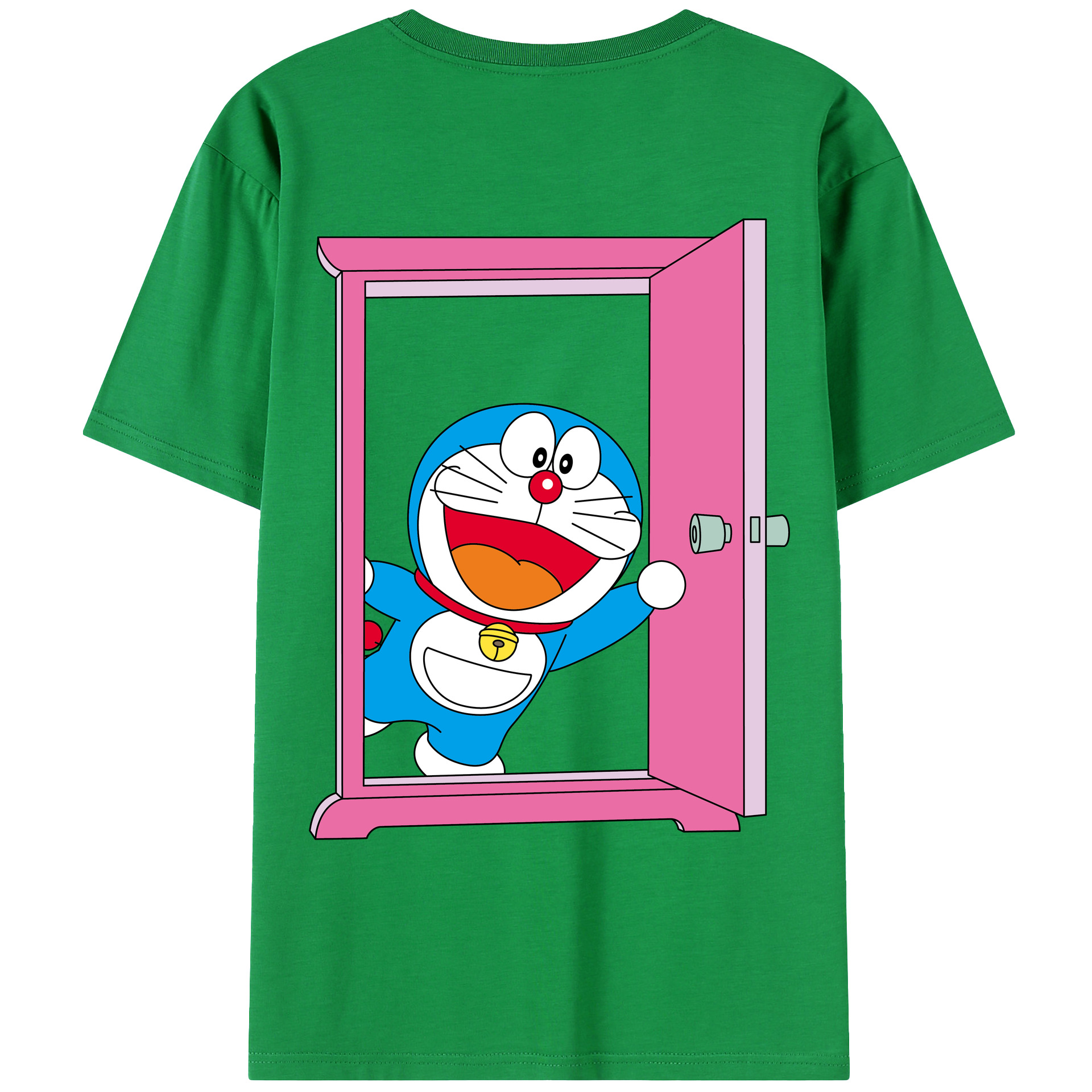 （画像用） ドラえもん Doraemon レディース半袖Tシャツ(バックプリント)