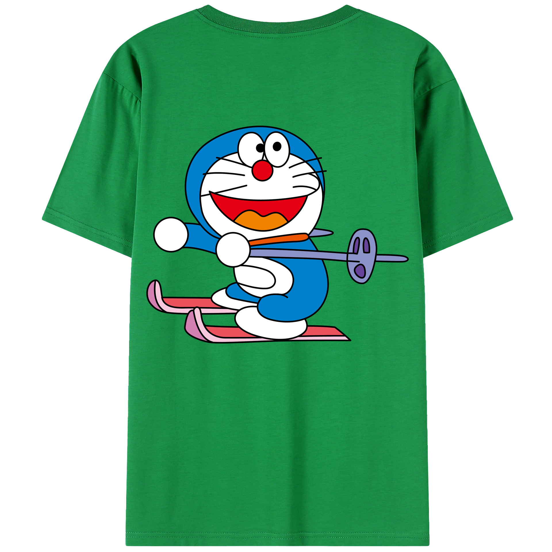 （画像用） ドラえもん Doraemon レディース半袖Tシャツ(バックプリント)