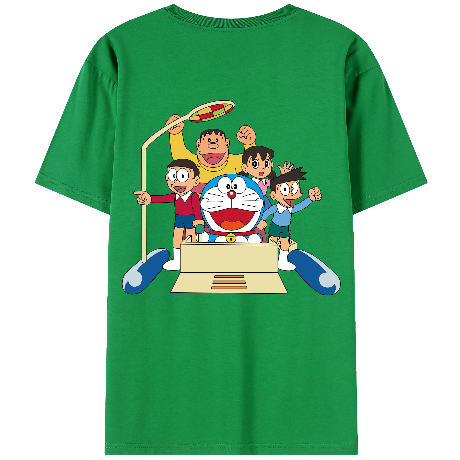 （画像用） ドラえもん 骨川 スネ夫 Doraemon Honekawa Suneo レディース半袖Tシャツ(バックプリント)