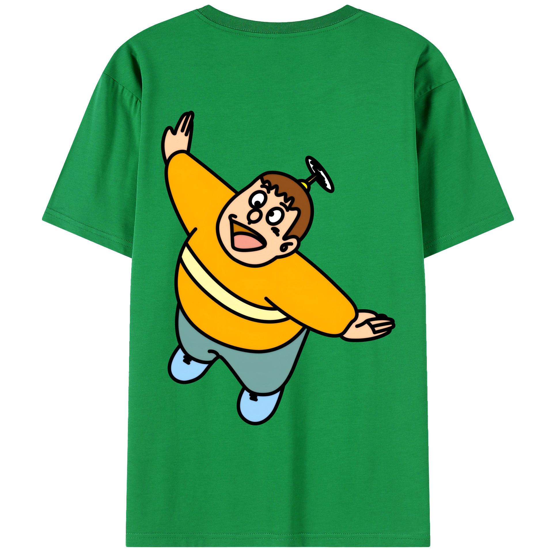 （画像用） ドラえもん 剛田武 Doraemon Gouta Takeshi レディース半袖Tシャツ(バックプリント)