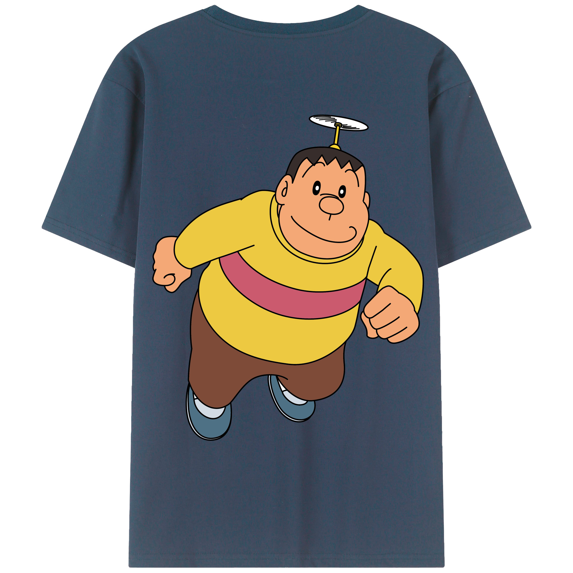 （画像用） ドラえもん 剛田武 Doraemon Gouta Takeshi レディース半袖Tシャツ(バックプリント)