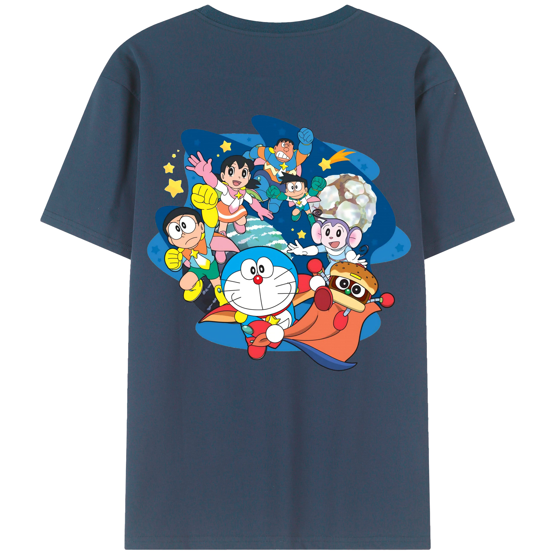 （画像用） ドラえもん Doraemon レディース半袖Tシャツ(バックプリント)