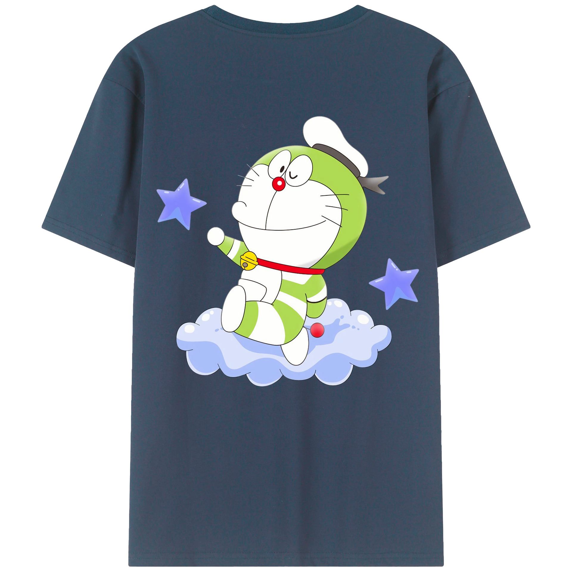 （画像用） ドラえもん Doraemon レディース半袖Tシャツ(バックプリント)