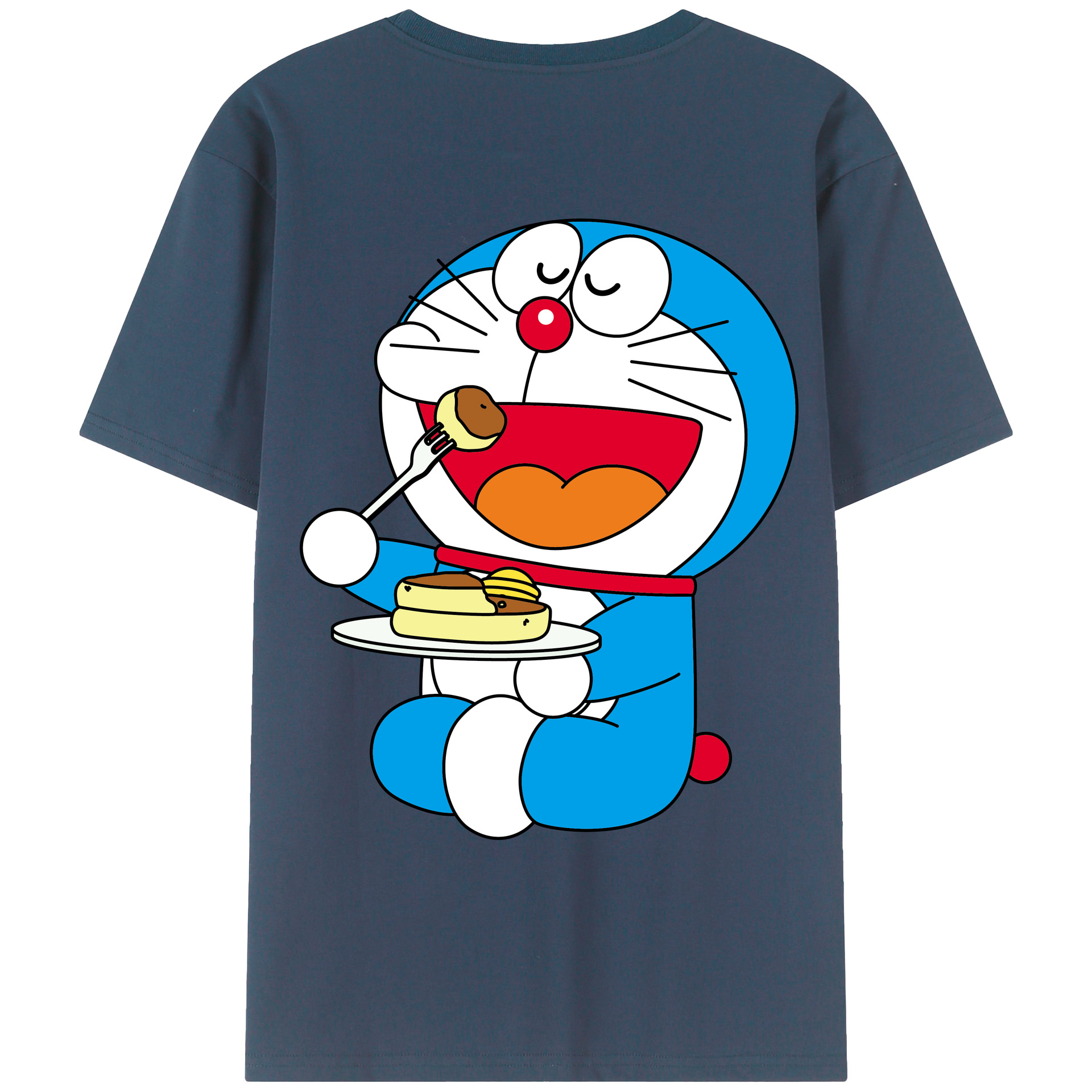 （画像用） ドラえもん Doraemon レディース半袖Tシャツ(バックプリント)