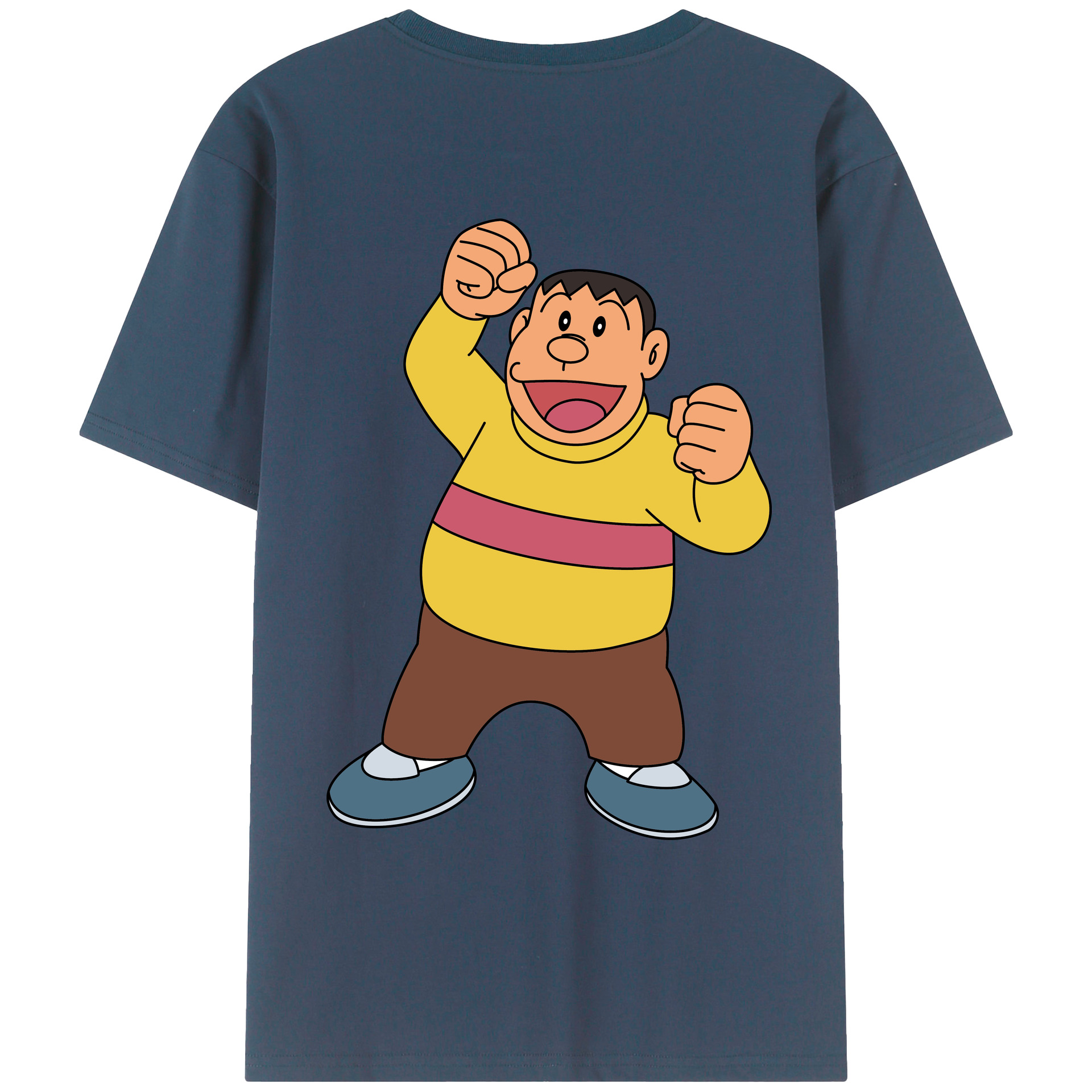 （画像用） ドラえもん 剛田武 Doraemon Gouta Takeshi レディース半袖Tシャツ(バックプリント)
