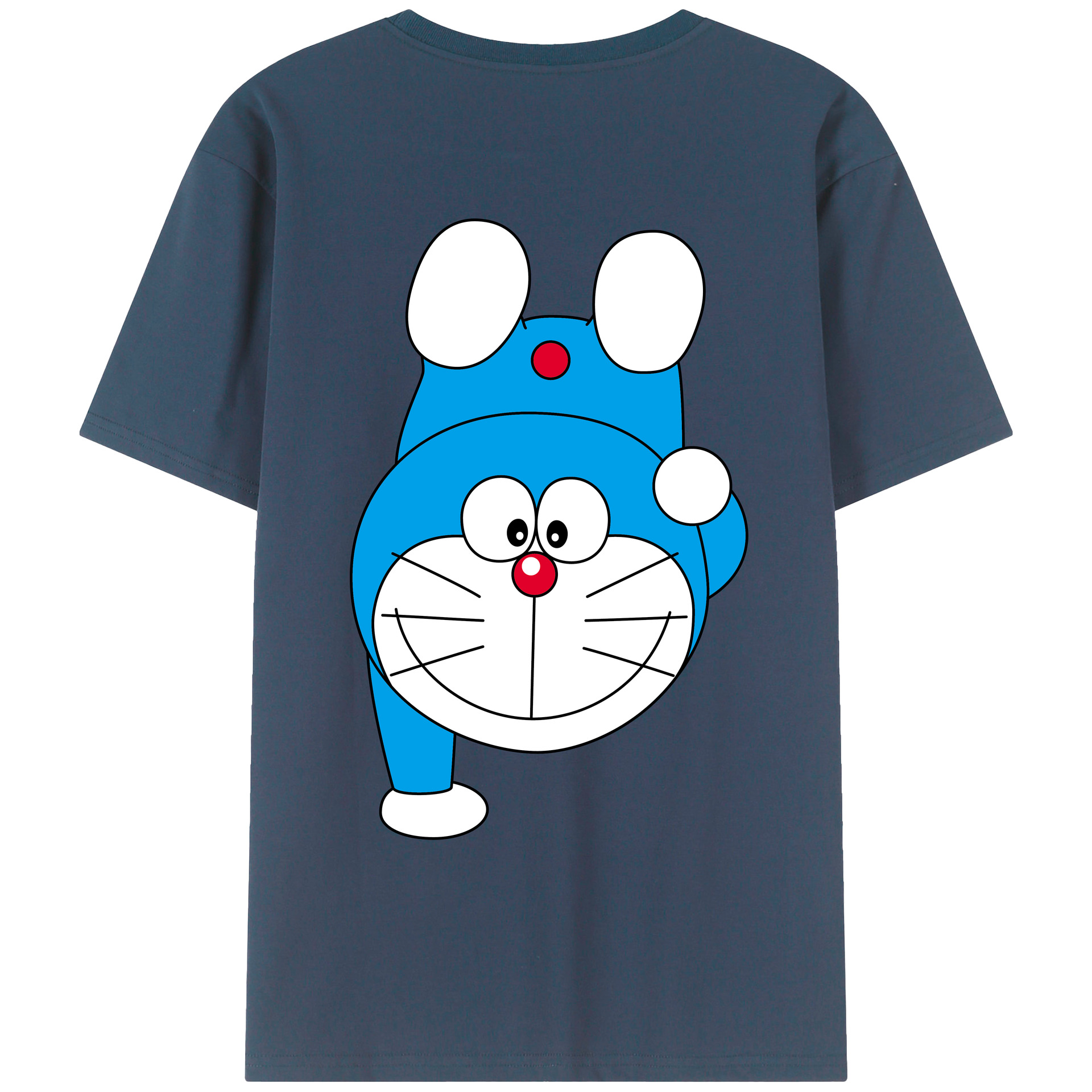 （画像用） ドラえもん Doraemon レディース半袖Tシャツ(バックプリント)