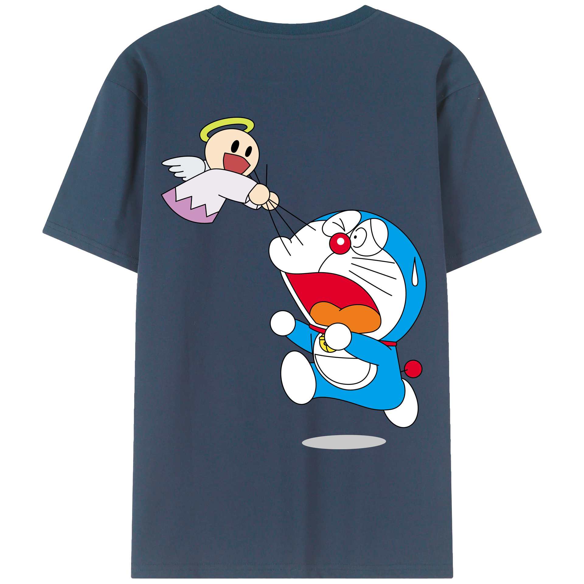 （画像用） ドラえもん Doraemon レディース半袖Tシャツ(バックプリント)