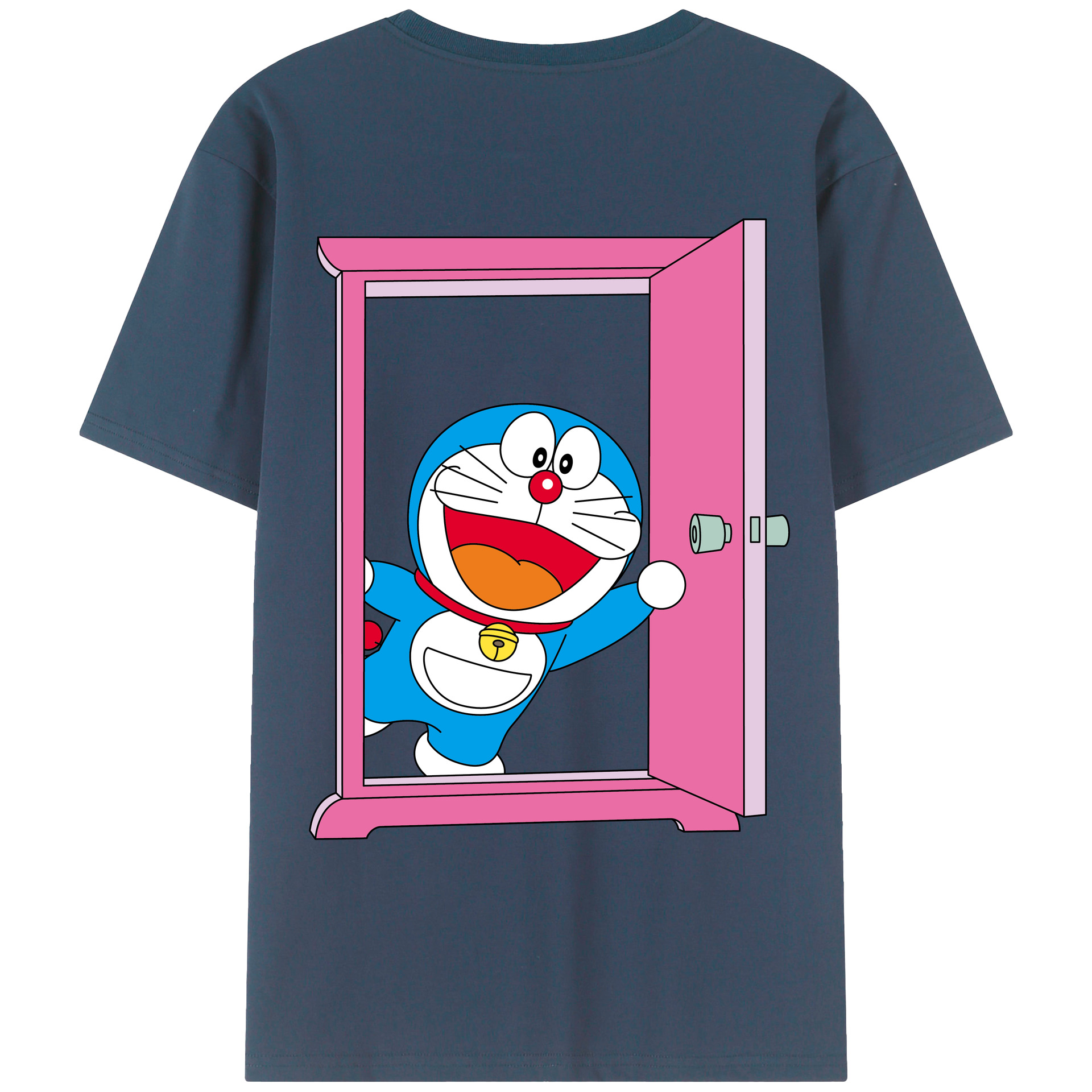 （画像用） ドラえもん Doraemon レディース半袖Tシャツ(バックプリント)