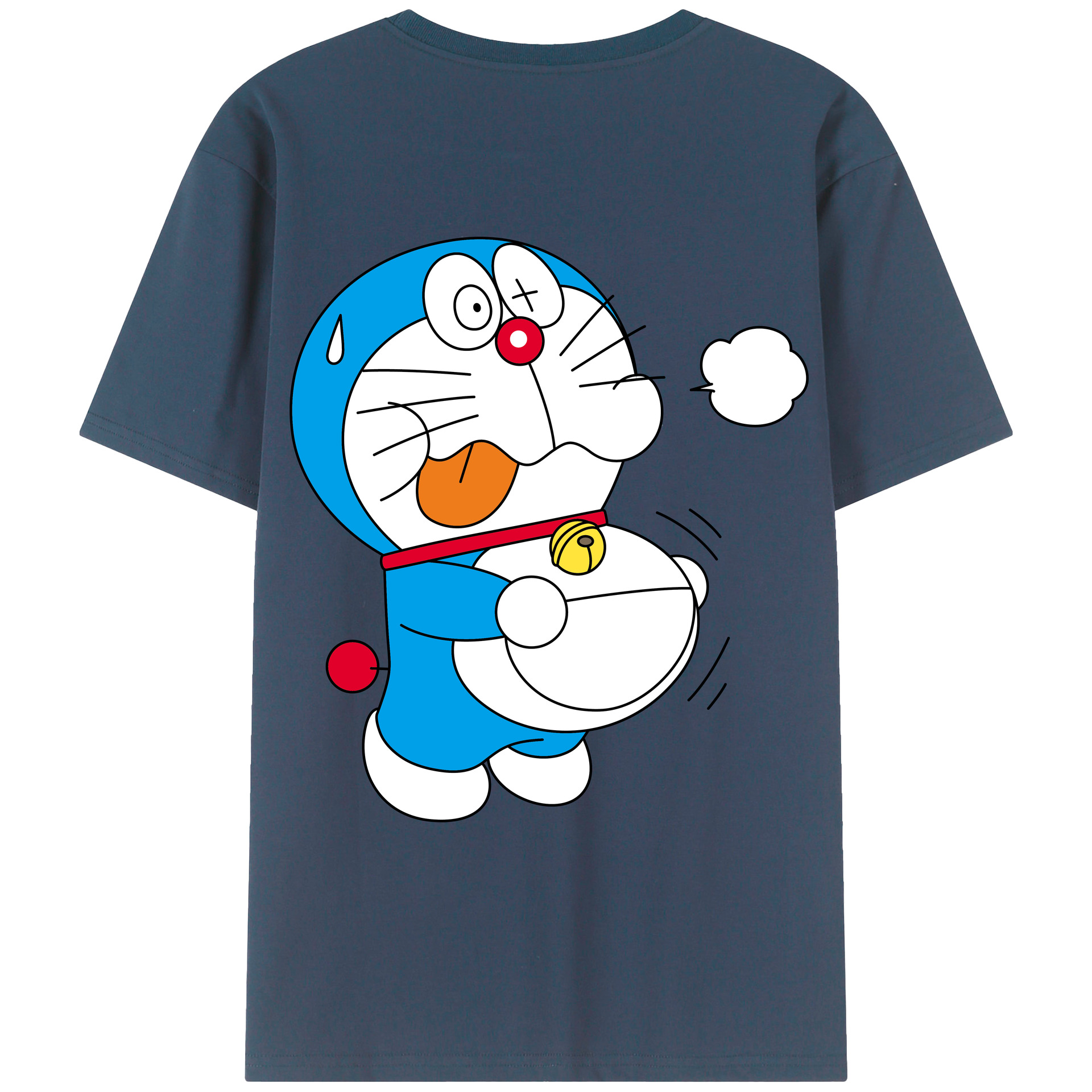 （画像用） ドラえもん Doraemon レディース半袖Tシャツ(バックプリント)