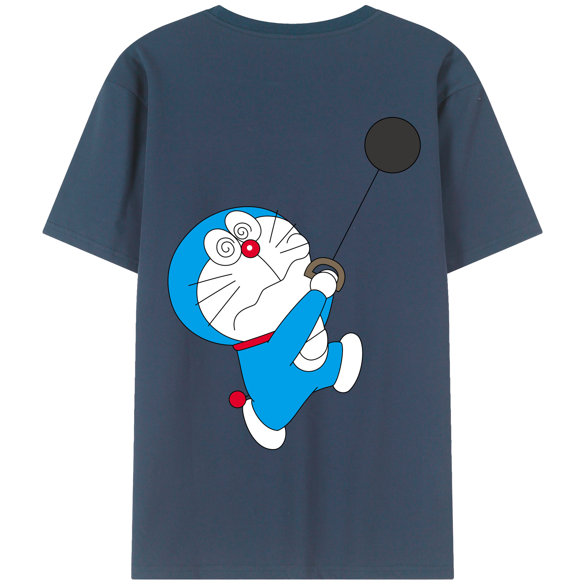 （画像用） ドラえもん Doraemon レディース半袖Tシャツ(バックプリント)