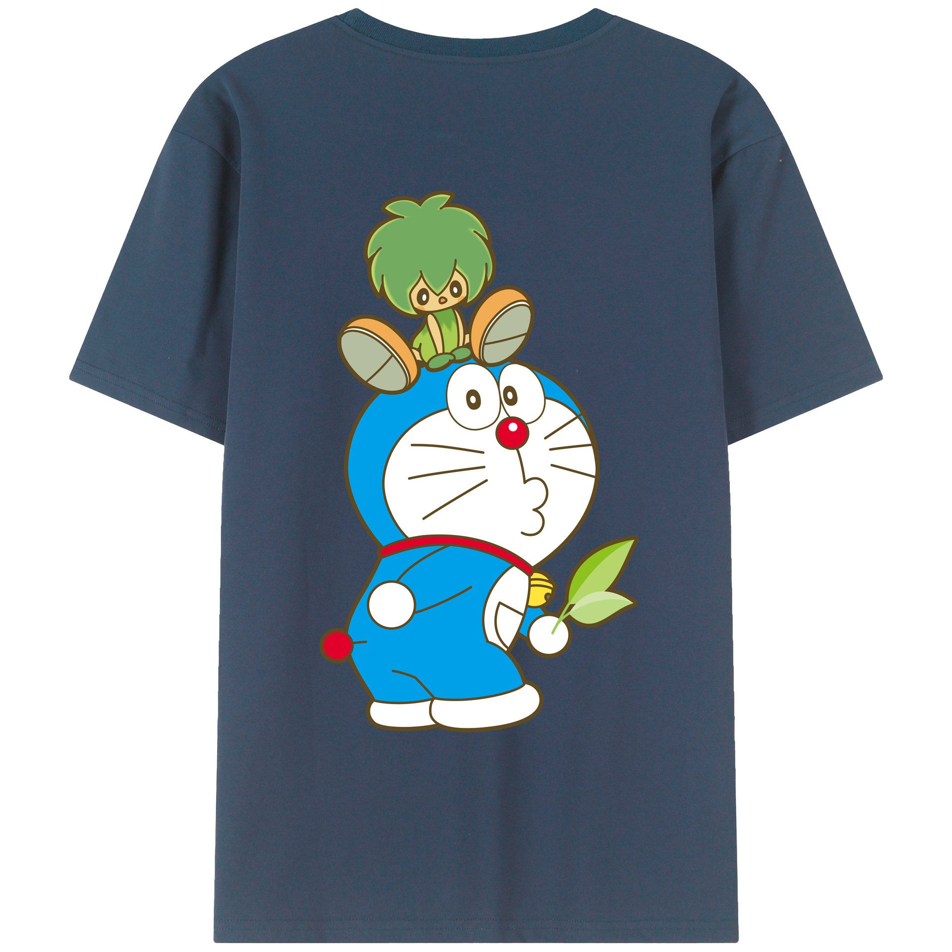 （画像用） ドラえもん Doraemon レディース半袖Tシャツ(バックプリント)