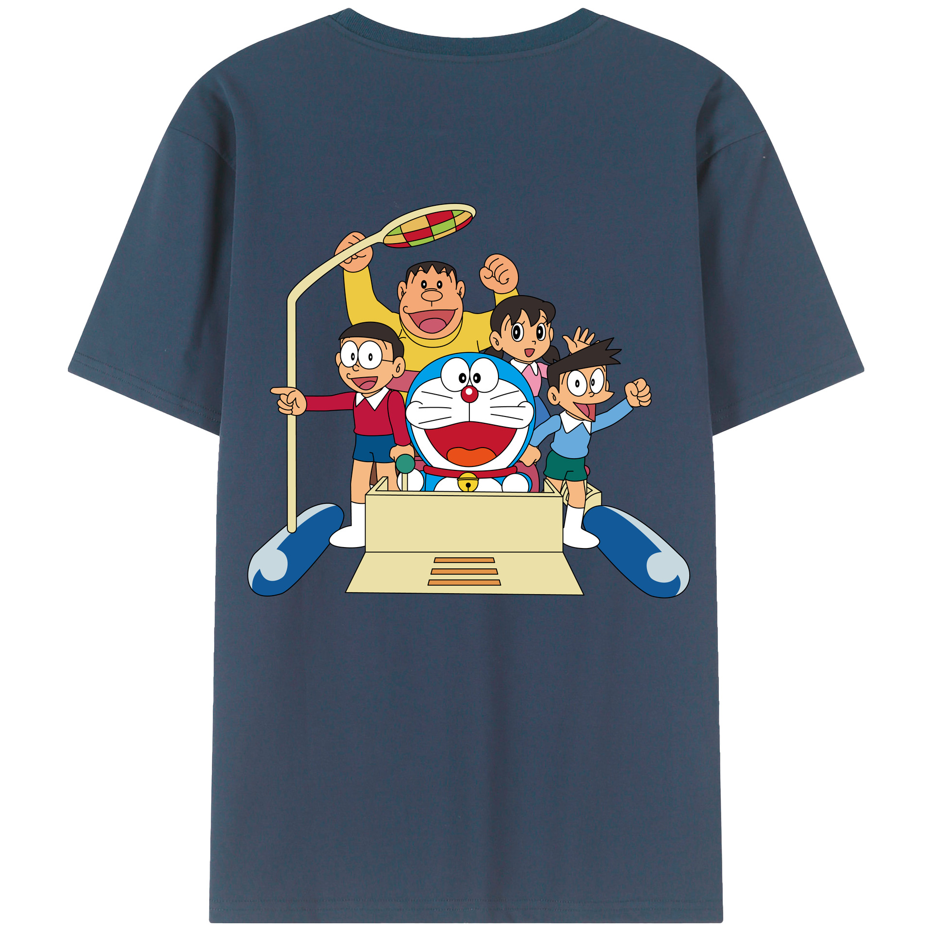 （画像用） ドラえもん 骨川 スネ夫 Doraemon Honekawa Suneo レディース半袖Tシャツ(バックプリント)