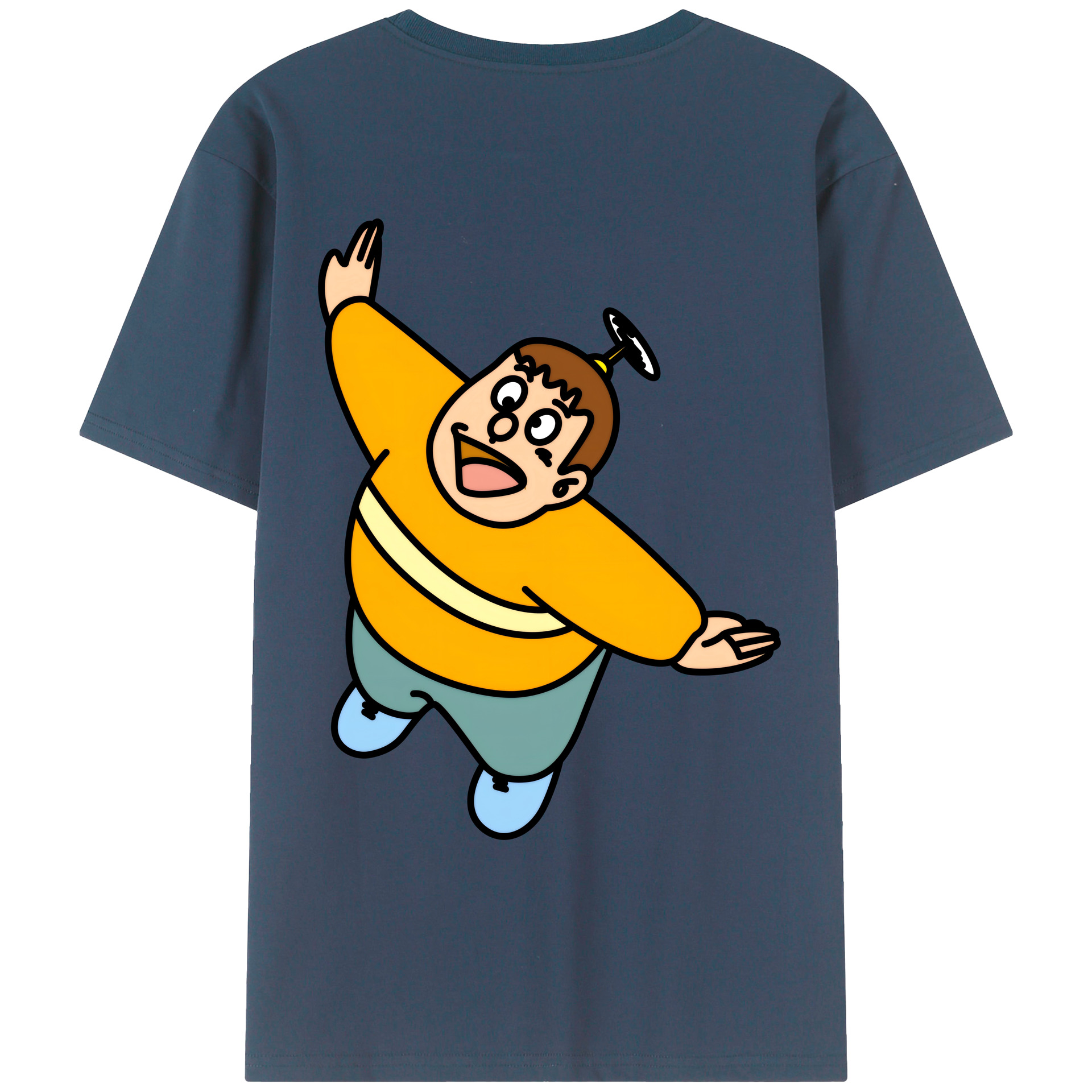 （画像用） ドラえもん 剛田武 Doraemon Gouta Takeshi レディース半袖Tシャツ(バックプリント)