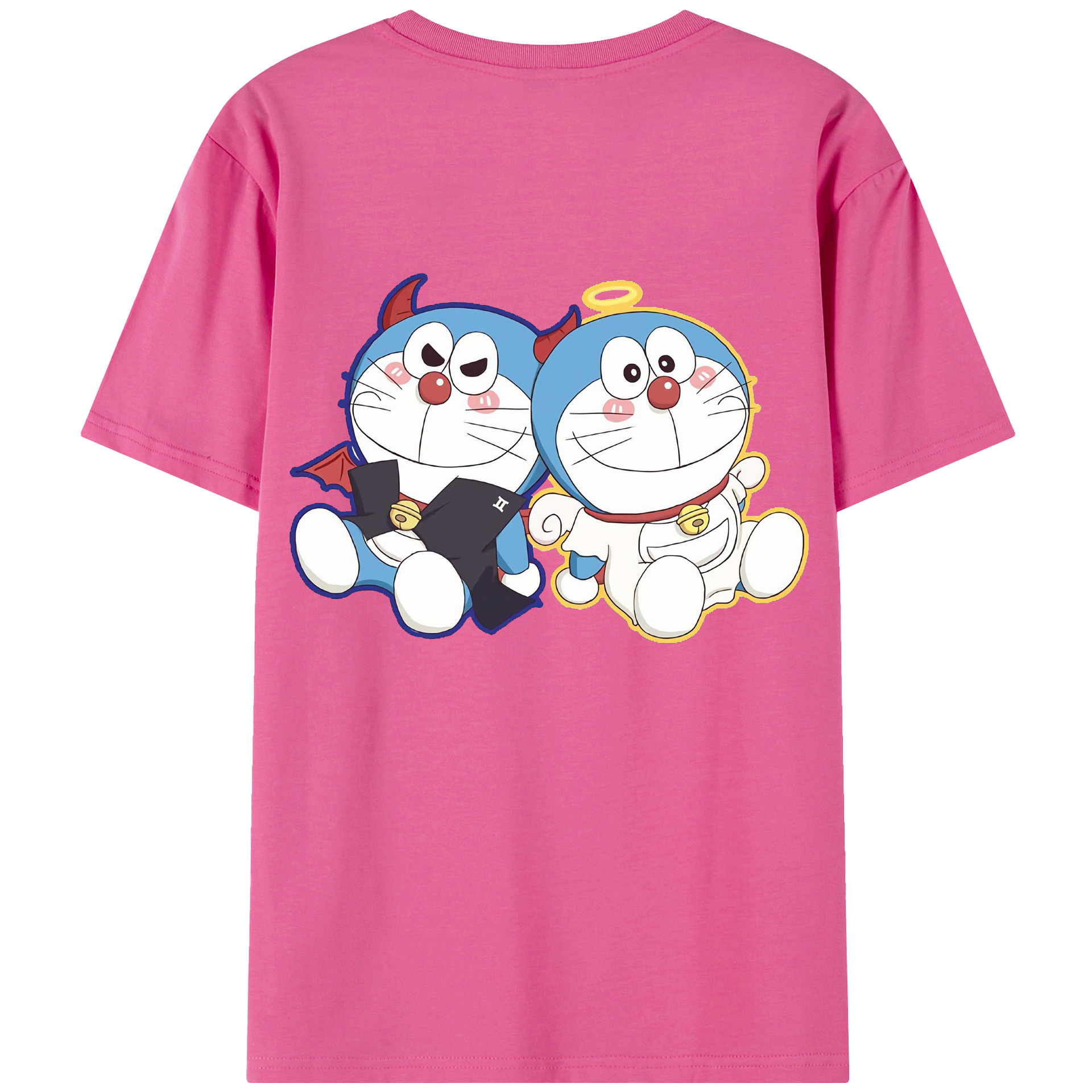 （画像用） ドラえもん Doraemon レディース半袖Tシャツ(バックプリント)
