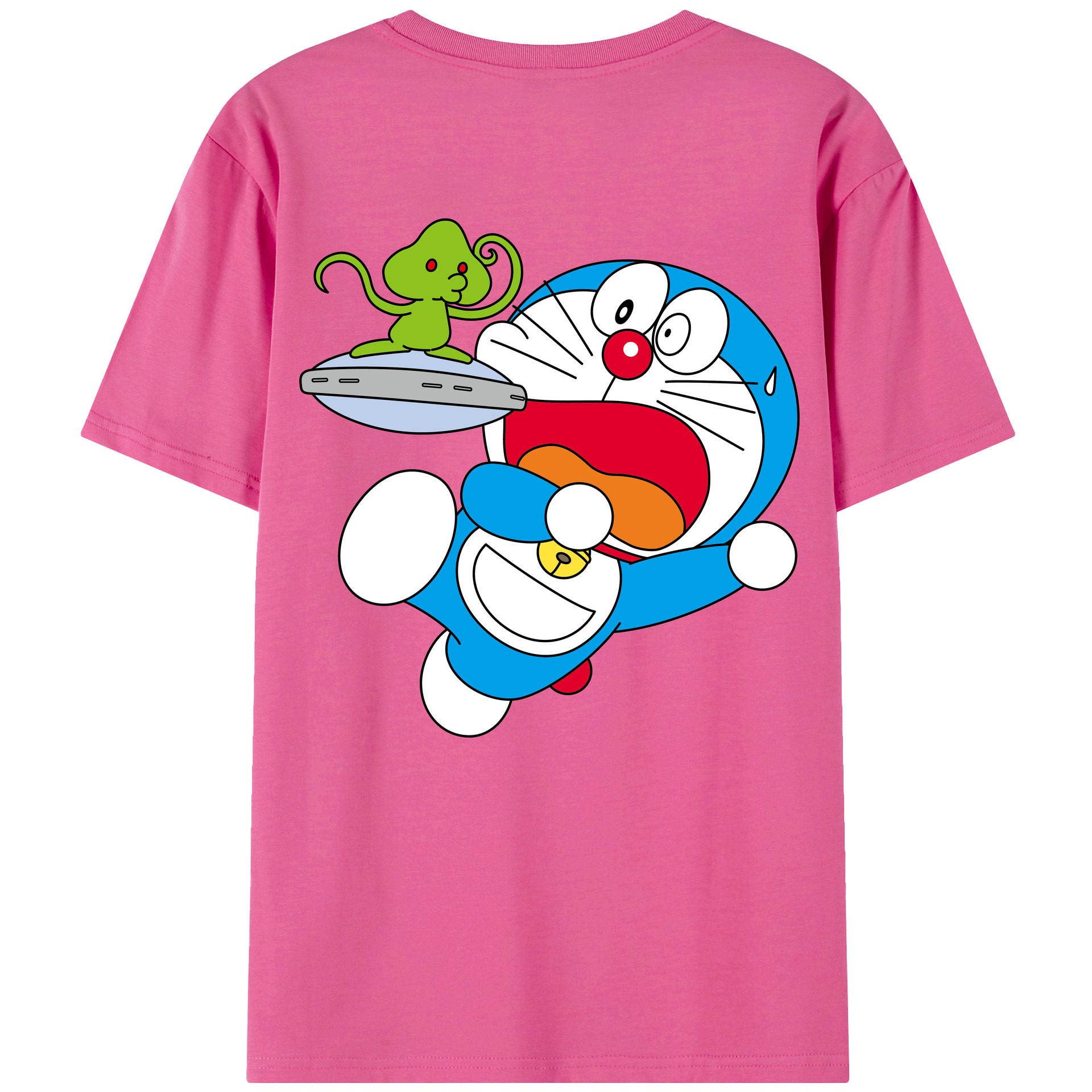 （画像用） ドラえもん Doraemon レディース半袖Tシャツ(バックプリント)
