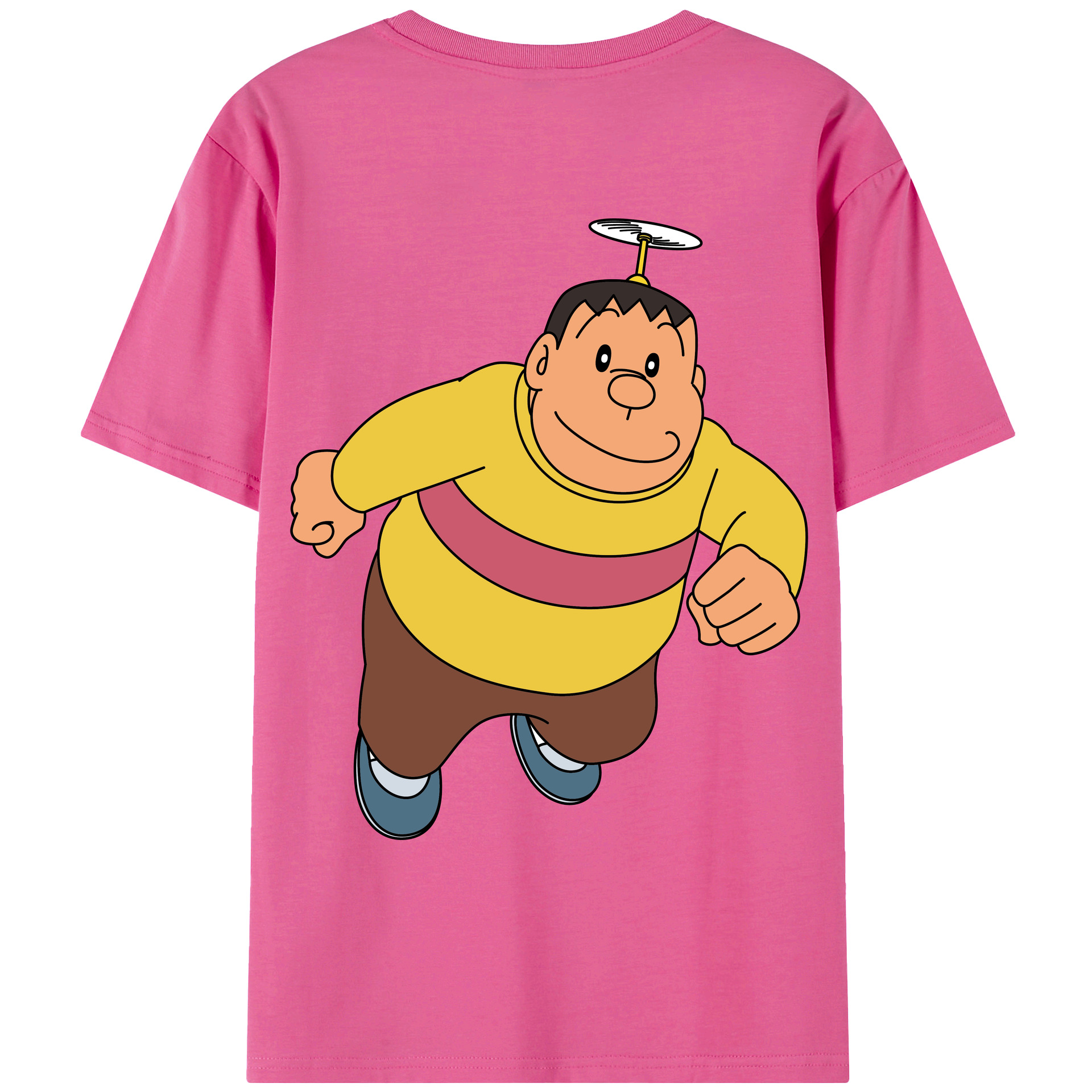 （画像用） ドラえもん 剛田武 Doraemon Gouta Takeshi レディース半袖Tシャツ(バックプリント)